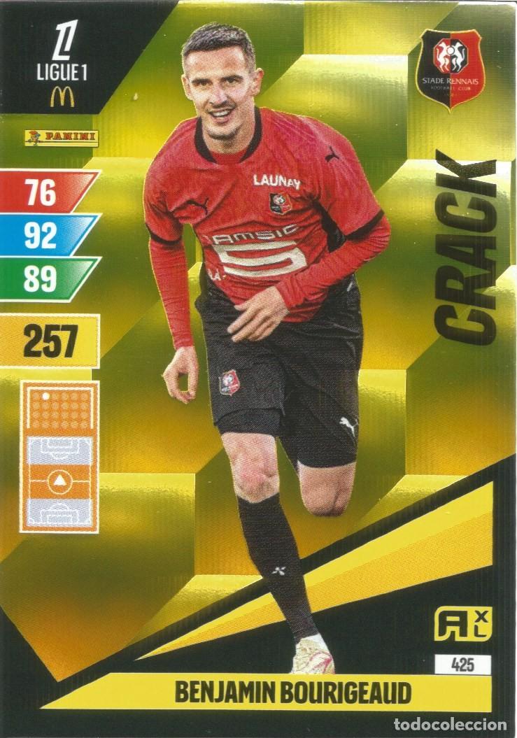 Cromos de f&uacute;tbol: Carta N&uacute;mero 425 - B. Bourigeaud - Crack - Ligue 1 McDonald's 2024-25 - Adrenalyn XL (Panini, 2024)