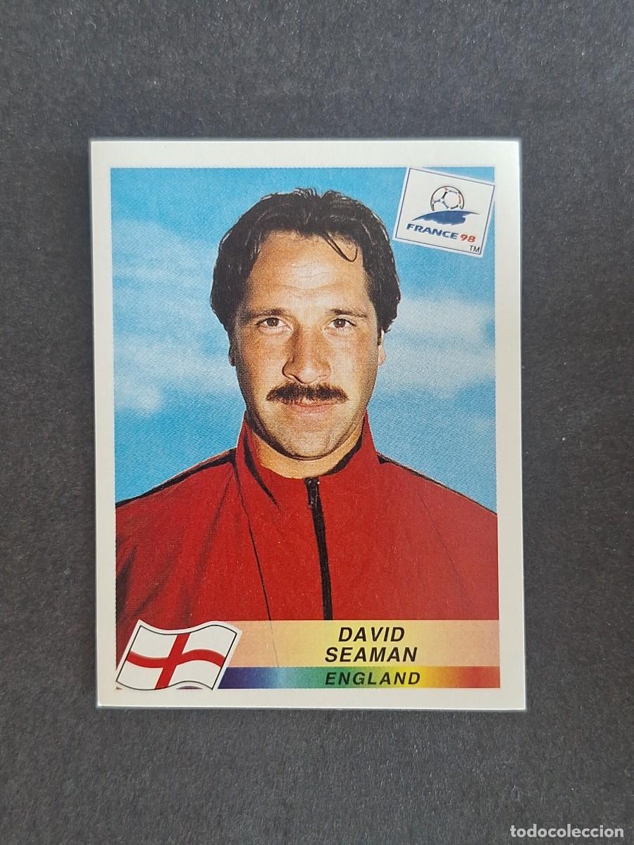 Cromos de f&uacute;tbol: L1 DAVID SEAMAN SELECCION INGLATERRA 464 MUNDIAL FRANCIA 98 PANINI NUNCA PEGADO SIN PEGAR