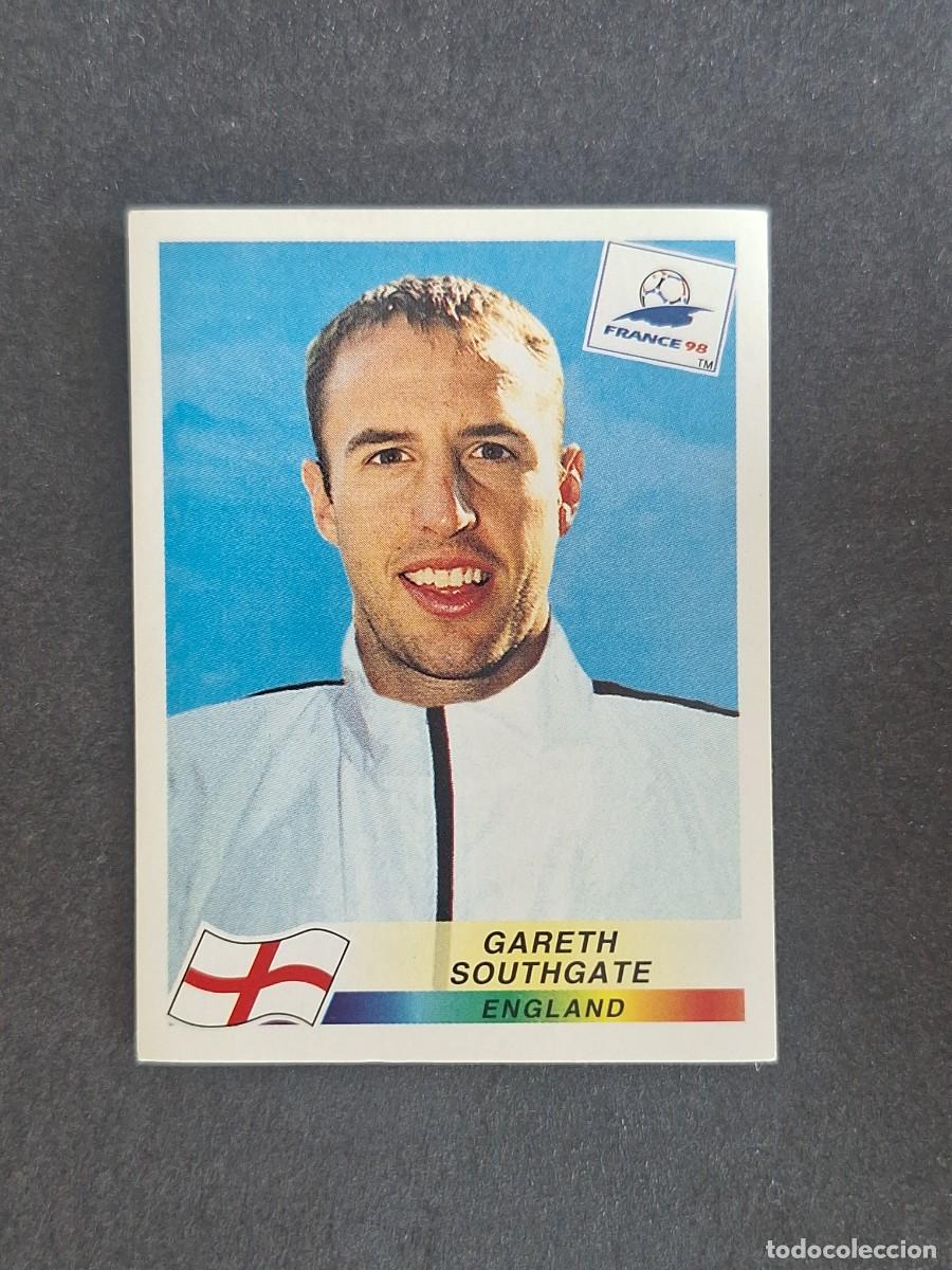 Cromos de f&uacute;tbol: L1 GARETH SOUTHGATE SELECCION INGLATERRA 466 MUNDIAL FRANCIA 98 PANINI NUNCA PEGADO SIN PEGAR