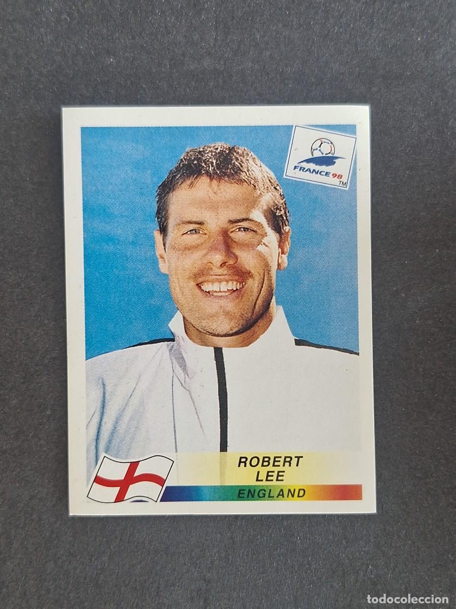 Cromos de f&uacute;tbol: L1 ROBERT LEE SELECCION INGLATERRA 472 MUNDIAL FRANCIA 98 PANINI NUNCA PEGADO SIN PEGAR