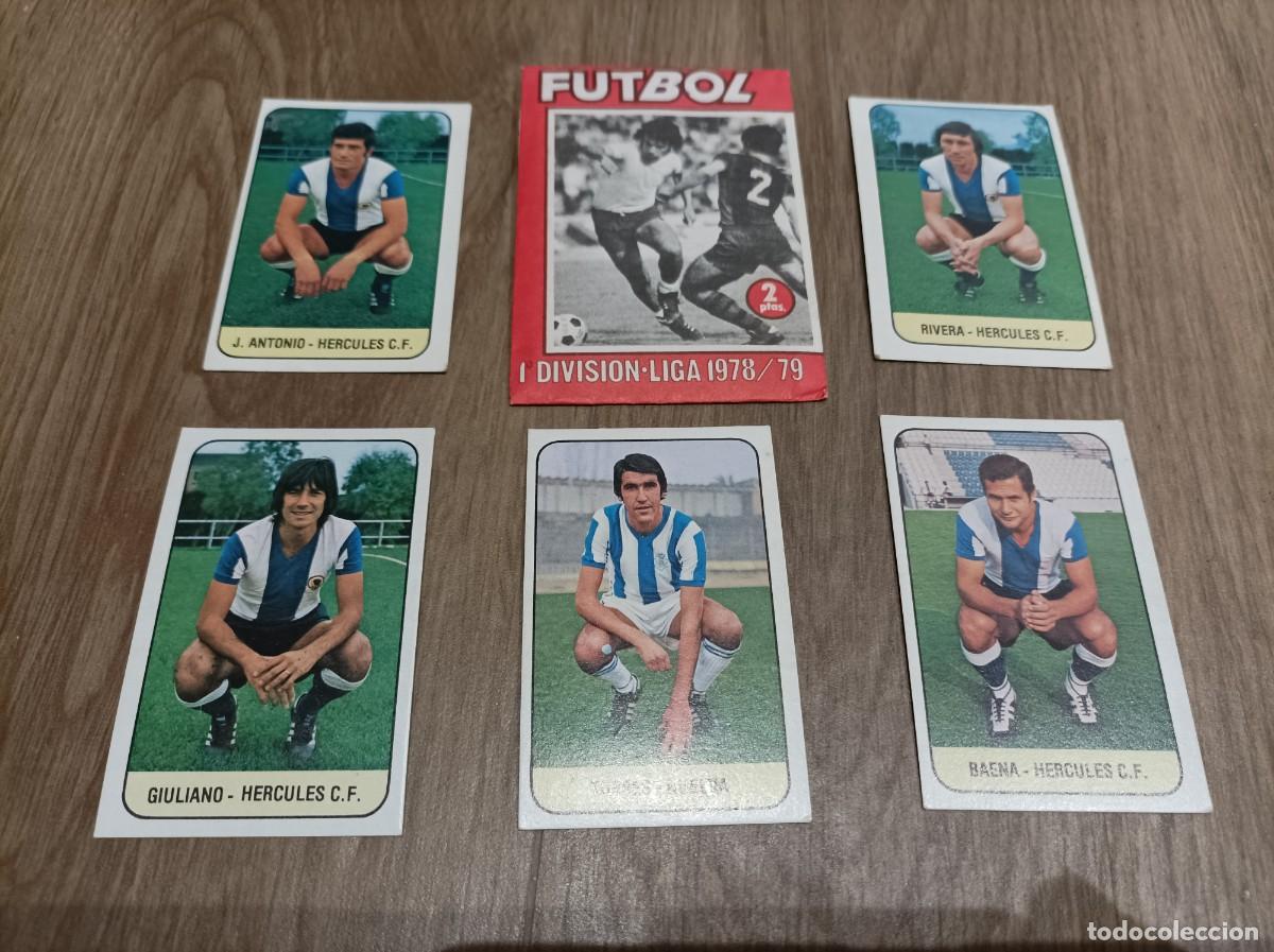 Cromos de f&uacute;tbol: SOBRE VACIO ESTE 78 79 + 5 CROMOS NUNCA PEGADOS