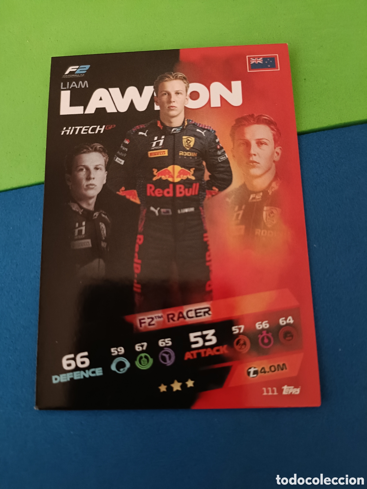 Cromos de f&uacute;tbol: Topps Turbo Attax F&oacute;rmula uno F1 2021 - 111 Lawson