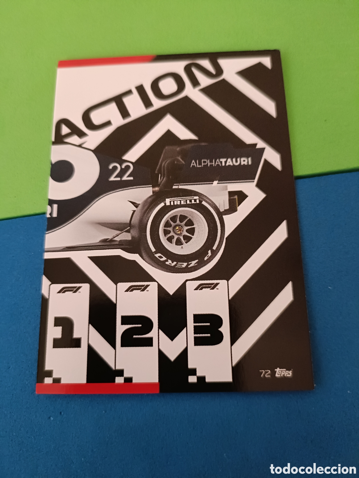 Cromos de f&uacute;tbol: Topps Turbo Attax F&oacute;rmula uno F1 2021 - 72 Alphatauri