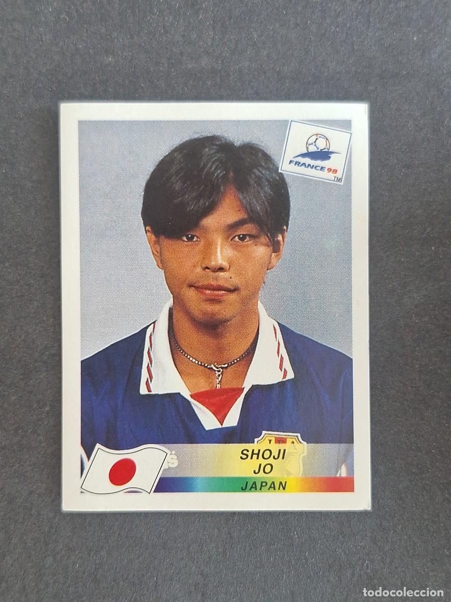 Cromos de f&uacute;tbol: L1 SHOJI JO SELECCION JAPON 529 MUNDIAL FRANCIA 98 PANINI NUNCA PEGADO SIN PEGAR
