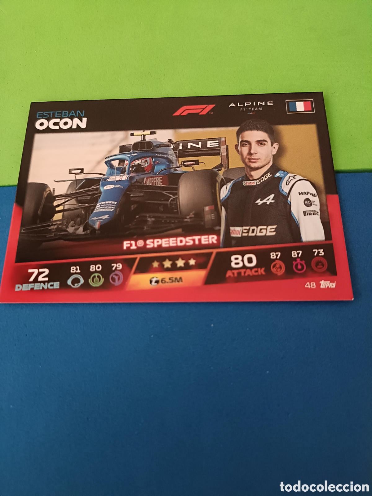 Cromos de f&uacute;tbol: Topps Turbo Attax F&oacute;rmula uno F1 2021 - 48 Ocon