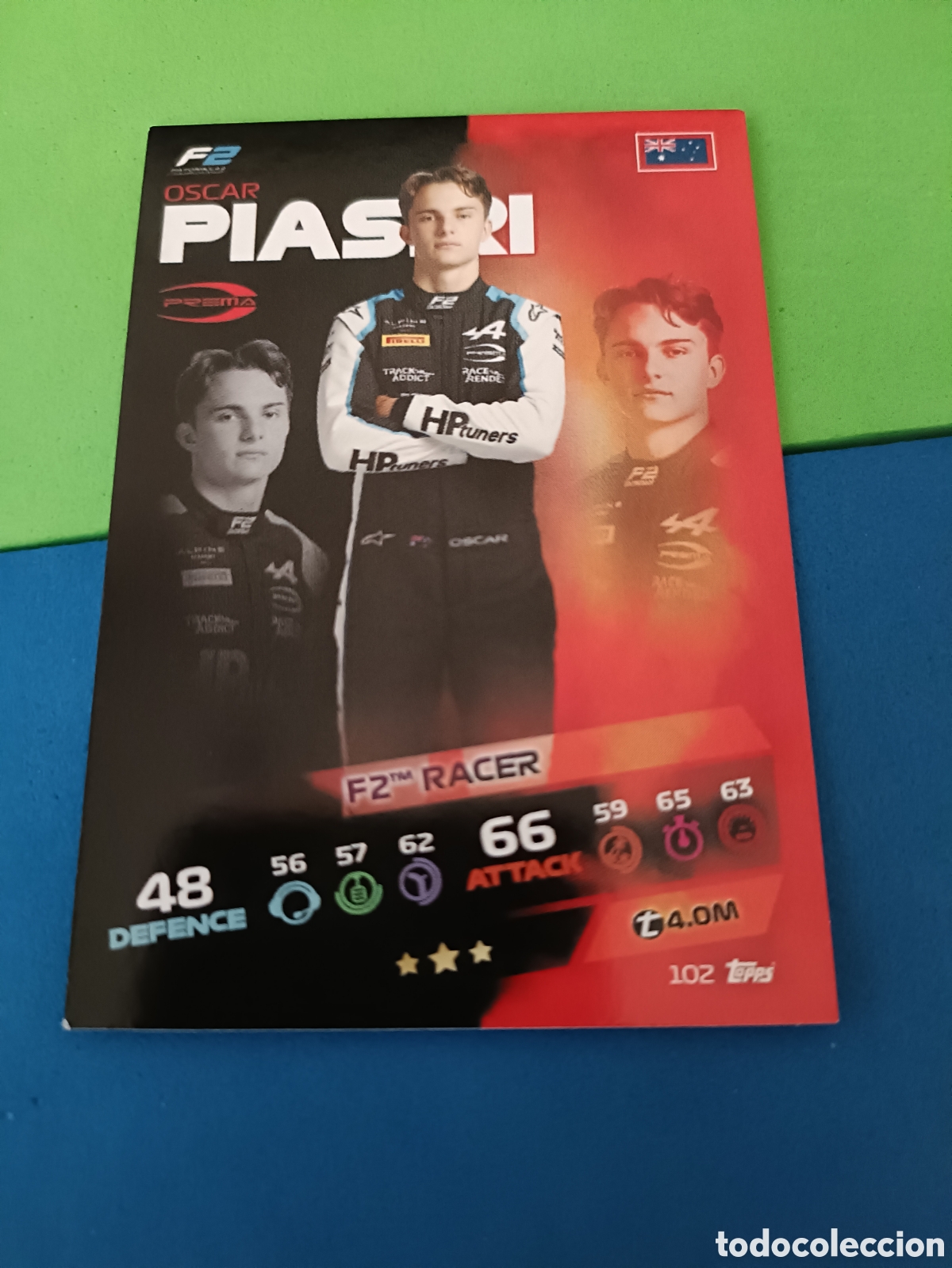 Cromos de f&uacute;tbol: Topps Turbo Attax F&oacute;rmula uno F1 2021 - 102 Piastri