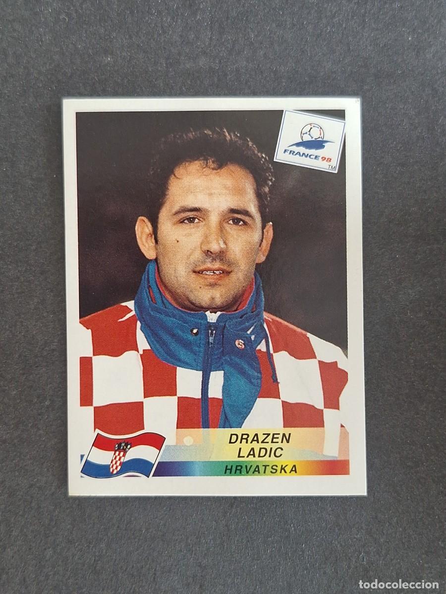 Cromos de f&uacute;tbol: L1 DRAZEN LADIC CROACIA 536 MUNDIAL FRANCIA 98 PANINI NUNCA PEGADO SIN PEGAR