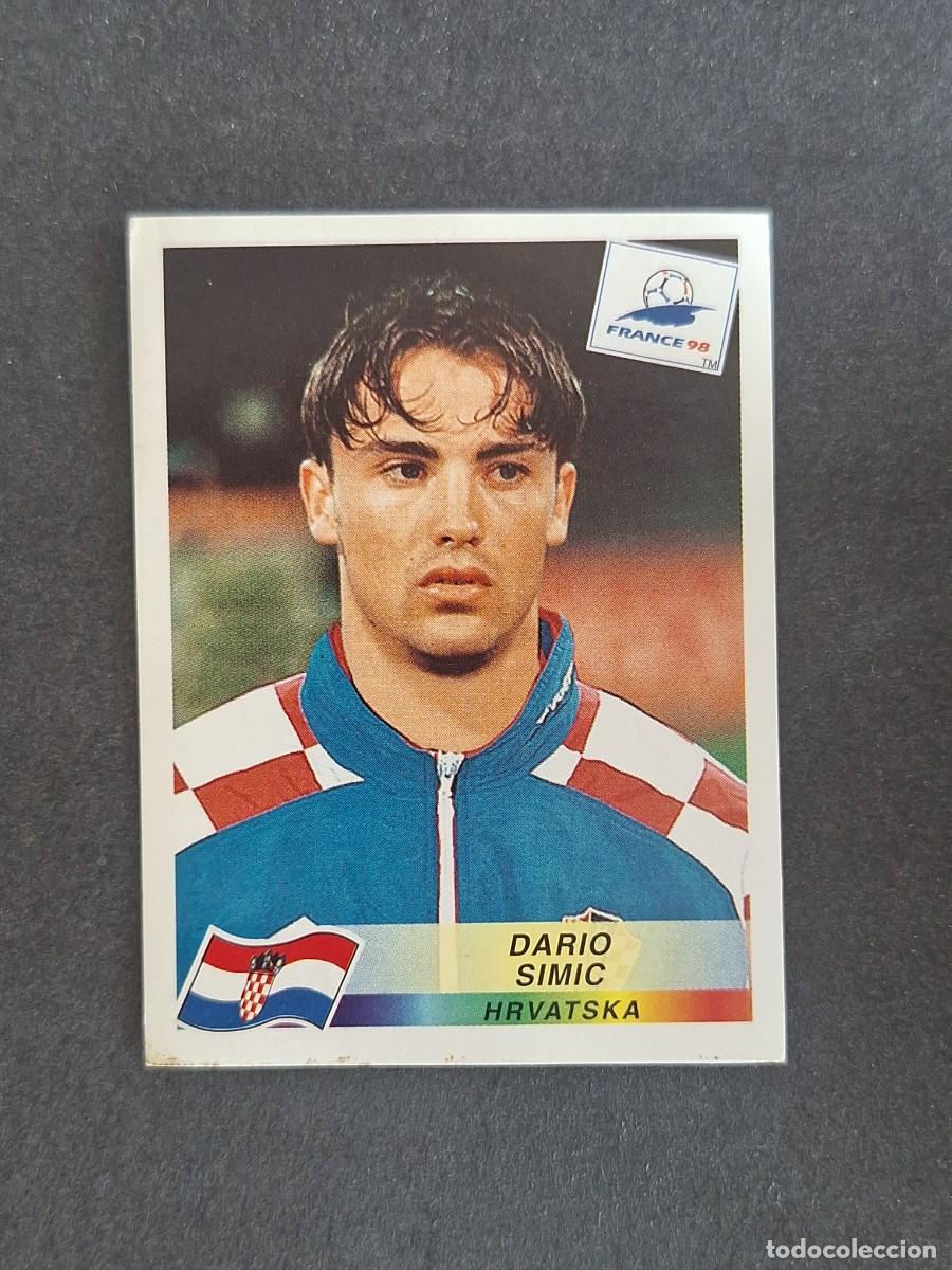 Cromos de f&uacute;tbol: L1 DARIO SIMIC CROACIA 538 MUNDIAL FRANCIA 98 PANINI NUNCA PEGADO SIN PEGAR