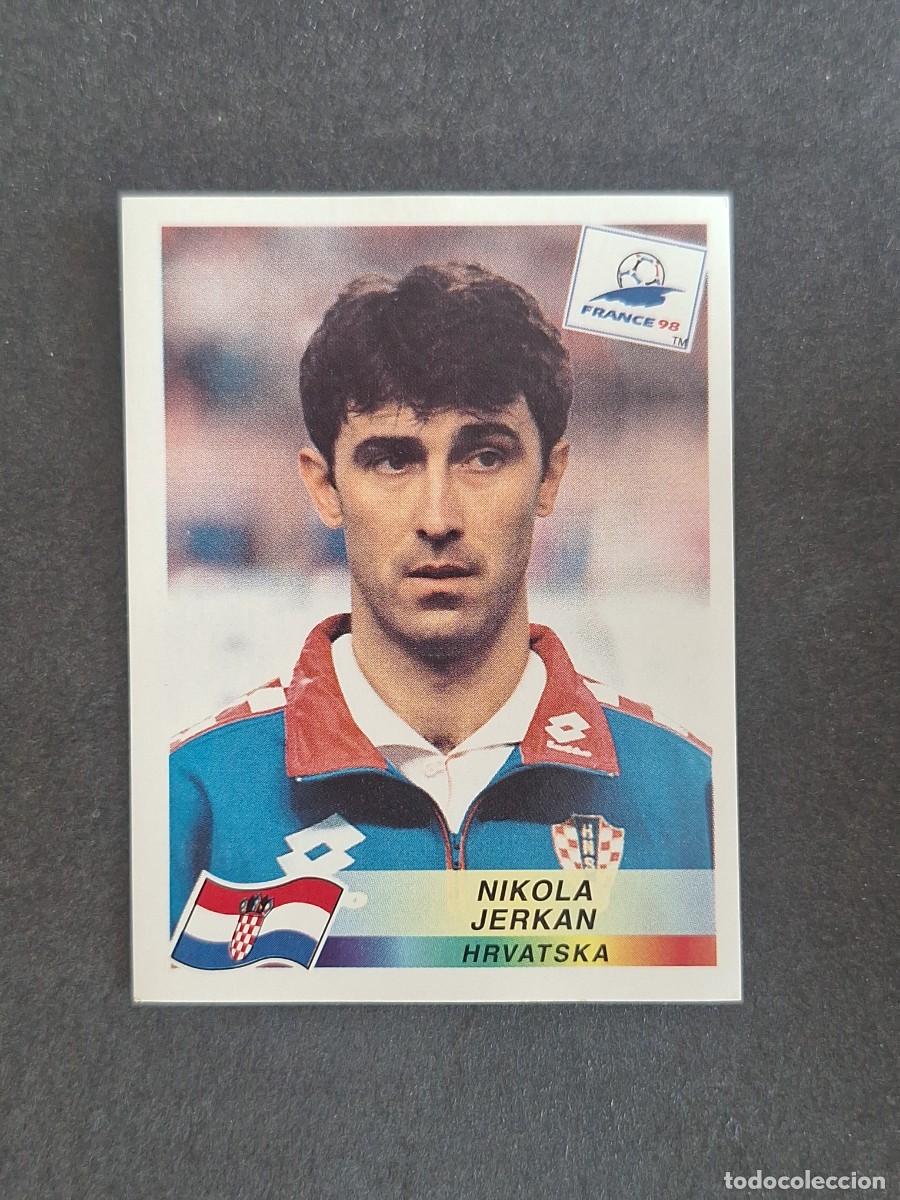 Cromos de f&uacute;tbol: L1 NIKOLA JERKAN CROACIA 539 MUNDIAL FRANCIA 98 PANINI NUNCA PEGADO SIN PEGAR