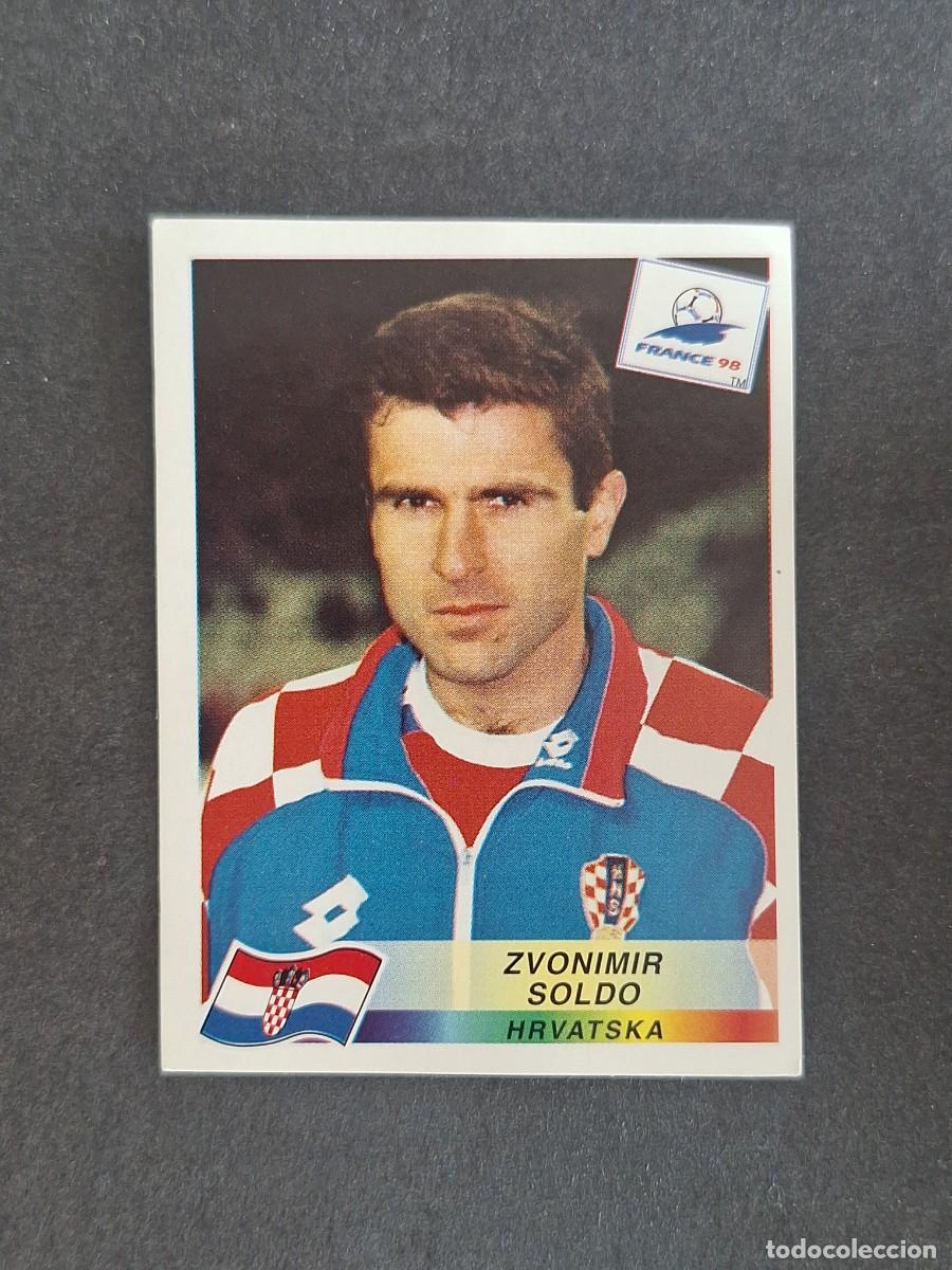 Cromos de f&uacute;tbol: L1 ZVONIMIR SOLDO SELECCION CROACIA 541 MUNDIAL FRANCIA 98 PANINI NUNCA PEGADO SIN PEGAR