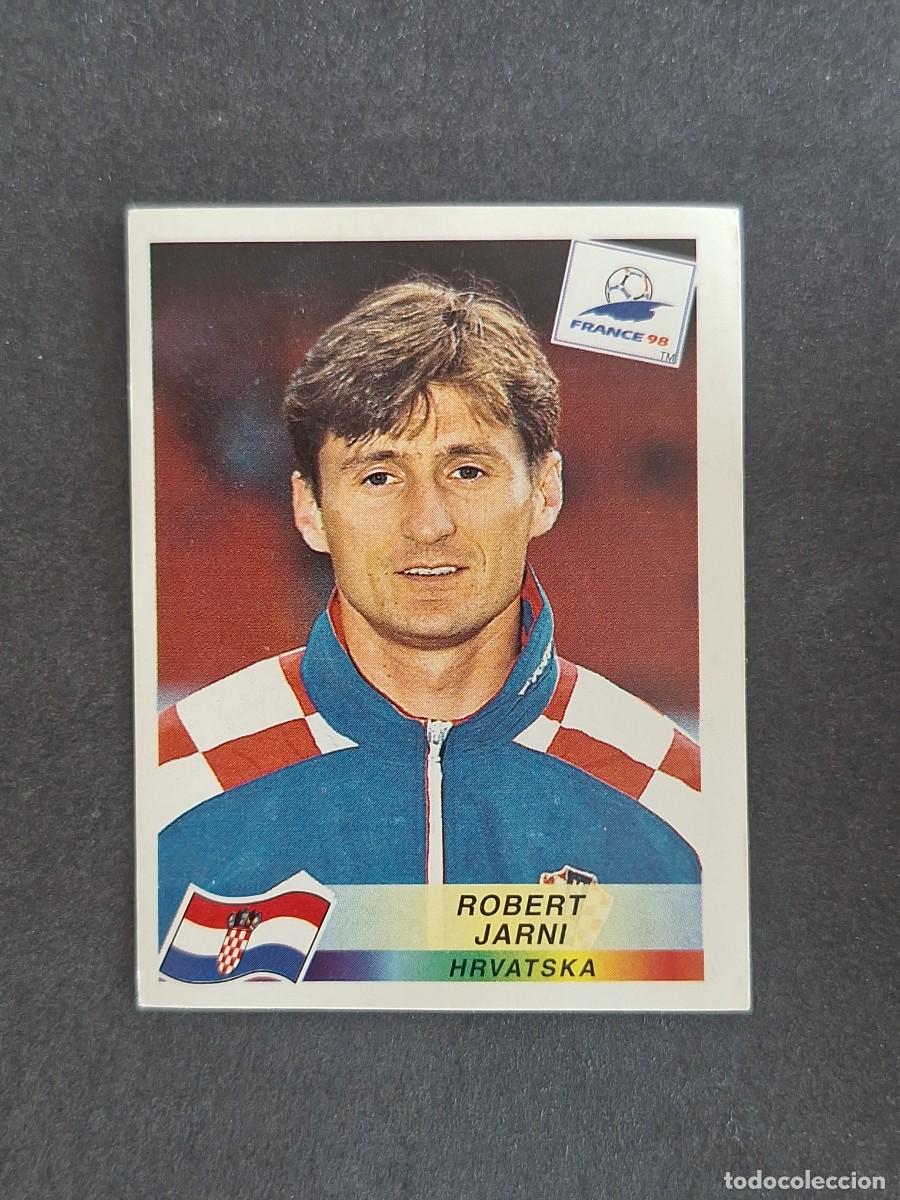 Cromos de f&uacute;tbol: L1 ROBERT JARNI SELECCION CROACIA 542 MUNDIAL FRANCIA 98 PANINI NUNCA PEGADO SIN PEGAR