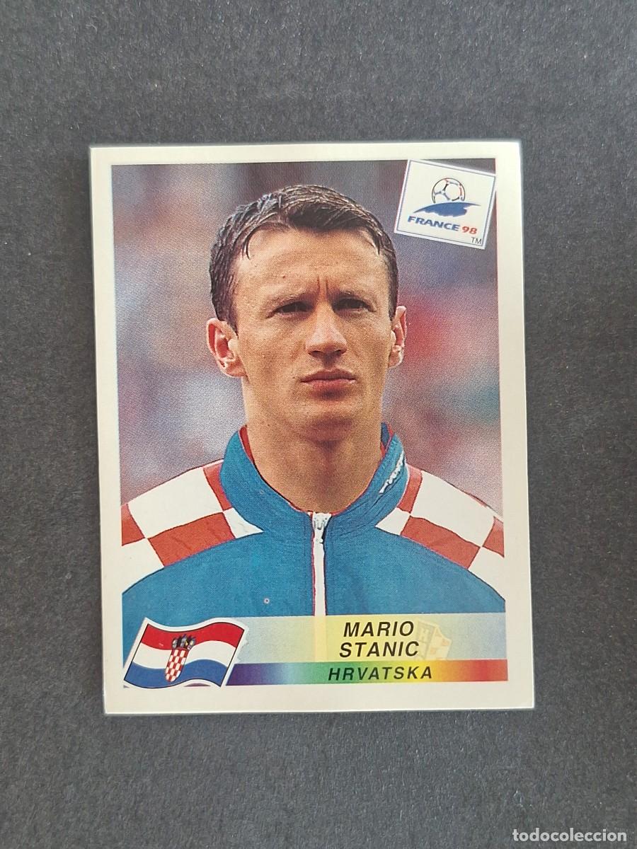Cromos de f&uacute;tbol: L1 MARIO STANIC SELECCION CROACIA 543 MUNDIAL FRANCIA 98 PANINI NUNCA PEGADO SIN PEGAR