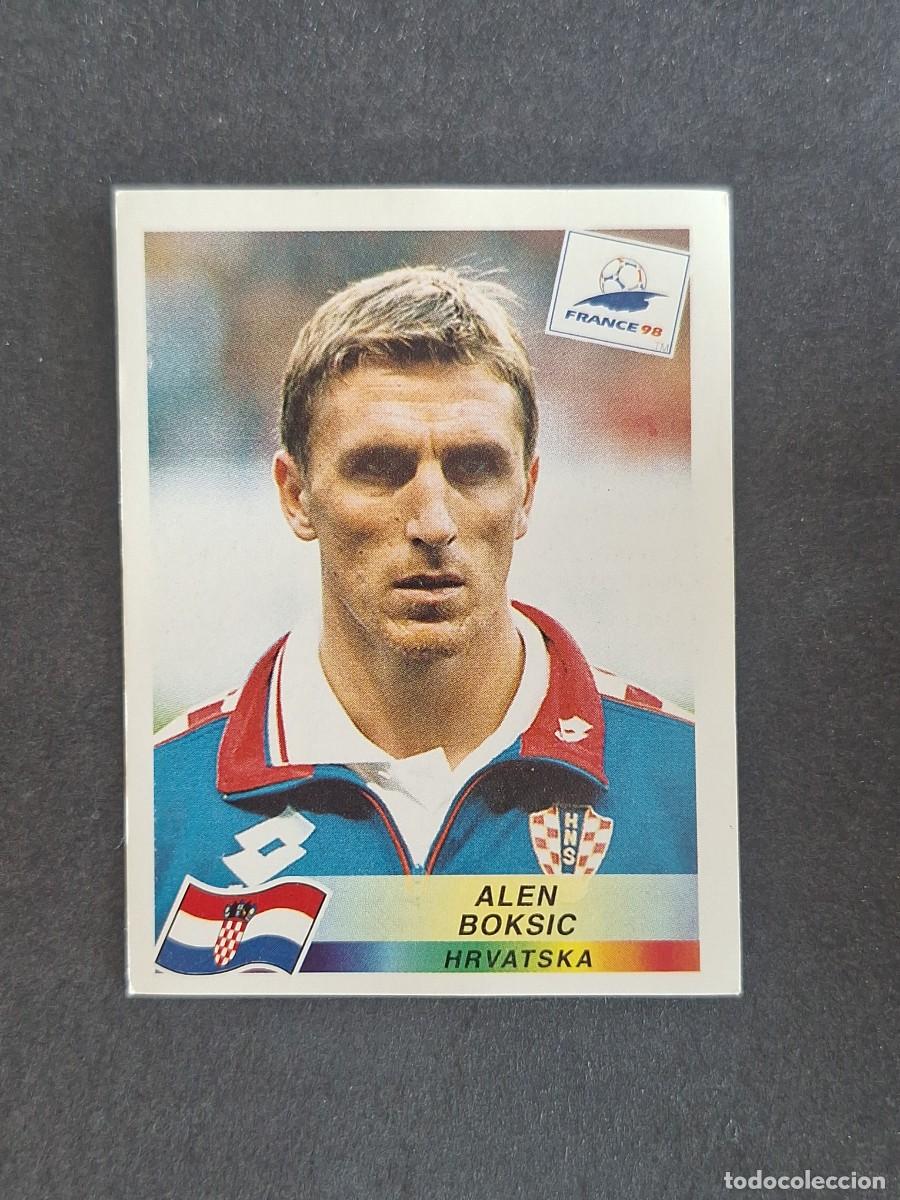 Cromos de f&uacute;tbol: L1 ALEN BOKSIC SELECCION CROACIA 547 MUNDIAL FRANCIA 98 PANINI NUNCA PEGADO SIN PEGAR