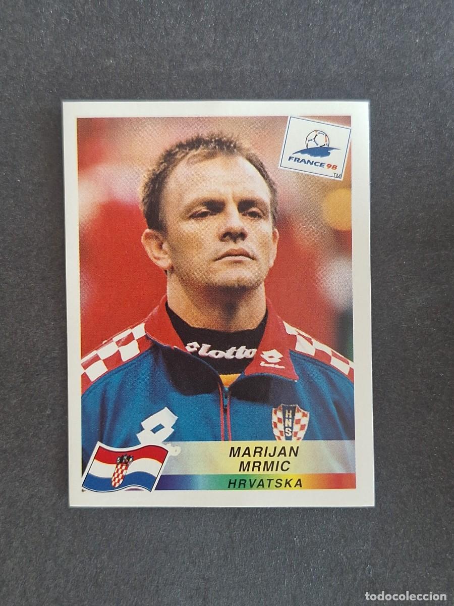Cromos de f&uacute;tbol: L1 MARIJAN MRMIC SELECCION CROACIA 551 MUNDIAL FRANCIA 98 PANINI NUNCA PEGADO SIN PEGAR