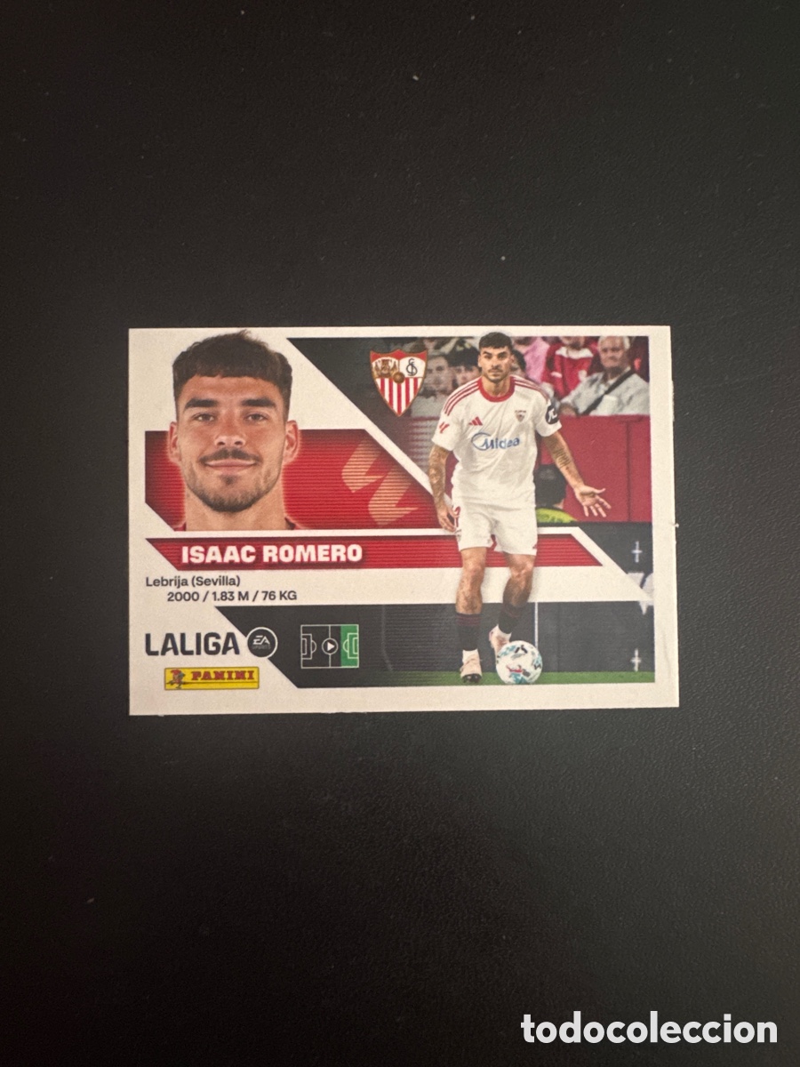 Fu&szlig;ball-Sticker: ISAAC ROMERO SEVILLA NUMERO 20 LIGA ESTE 2026 2027