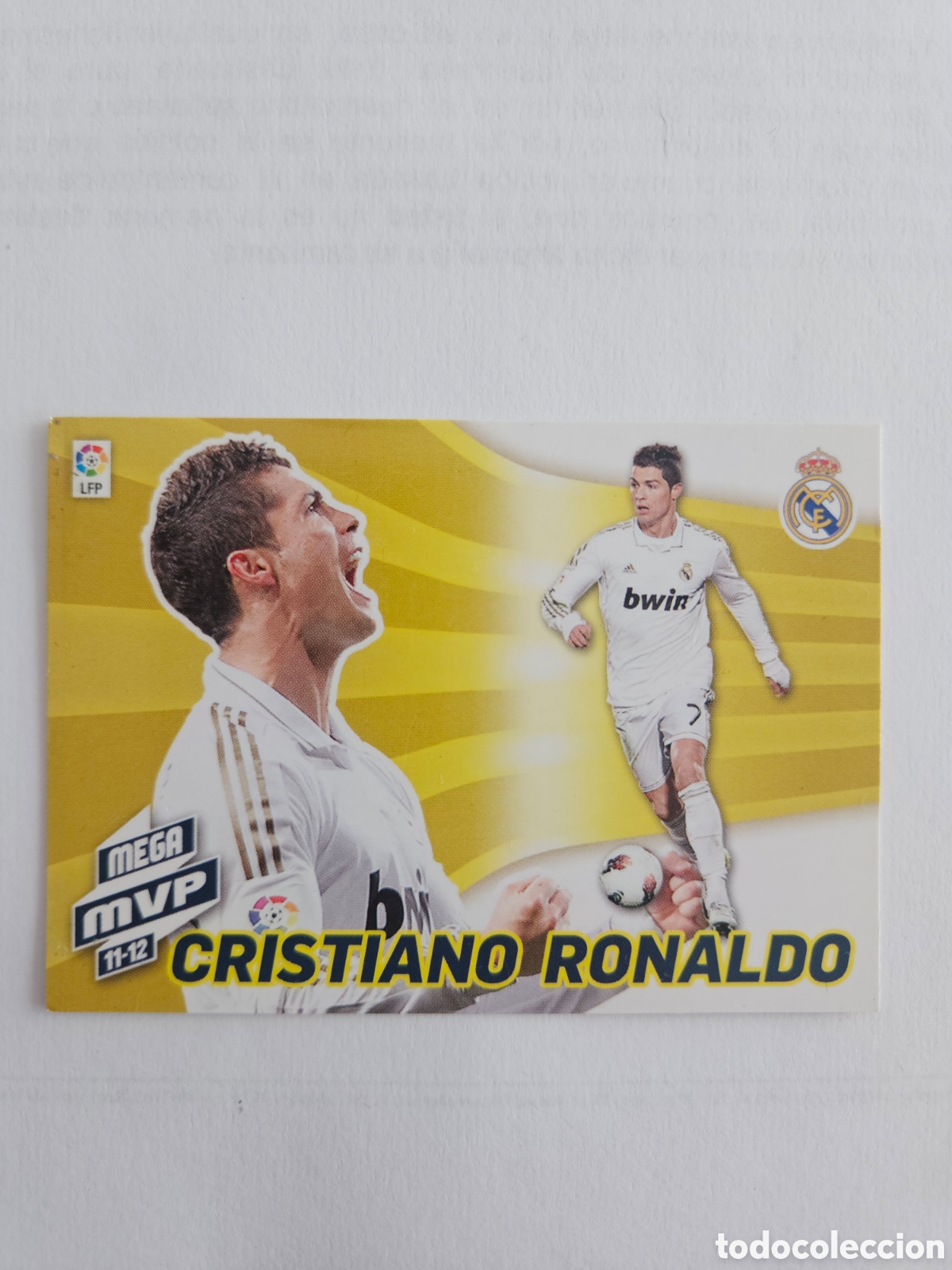 Fu&szlig;ball-Sticker: Megacracks 2012 2013 12 13 panini Cristiano Ronaldo MVP n&ordm; 432 Real Madrid
