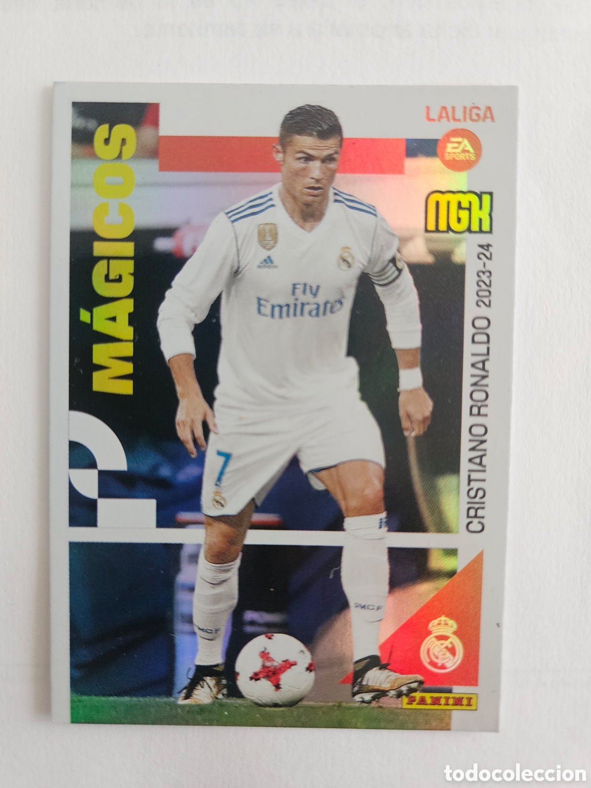 Fu&szlig;ball-Sticker: 435 CRISTIANO RONALDO REAL MADRID M&Aacute;GICOS MEGACRACKS 2023 2024 23 24 MEGA CRACKS MGK