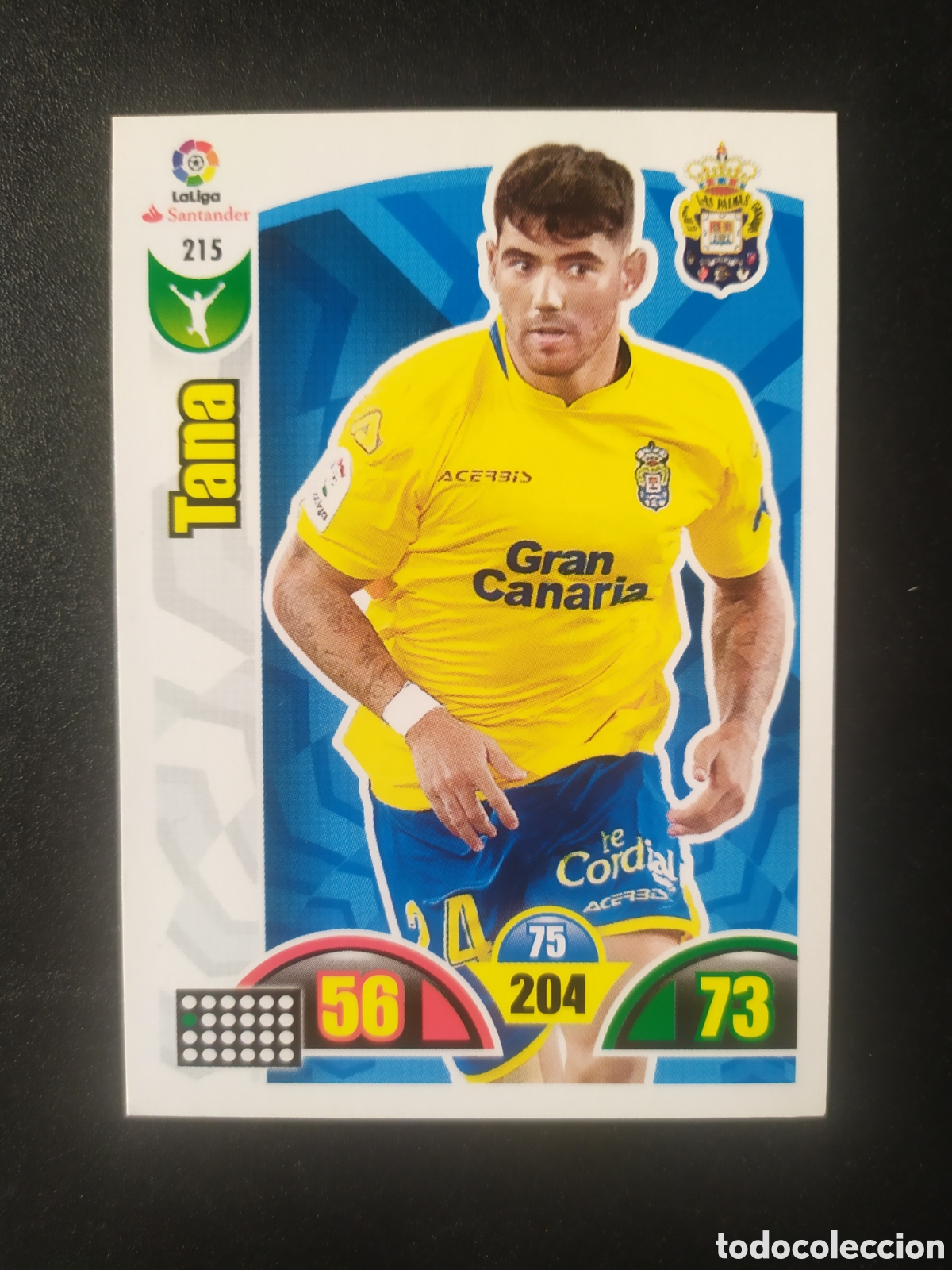 Fu&szlig;ball-Sticker: Adrenalyn 2017 2018 17 18 panini Tana n&deg; 215 Las Palmas