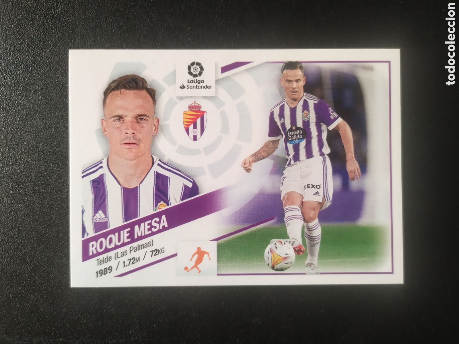 Cromos de f&uacute;tbol: Liga este 2022 2023 22 23 panini Roque Mesa n&deg; 11 Valladolid