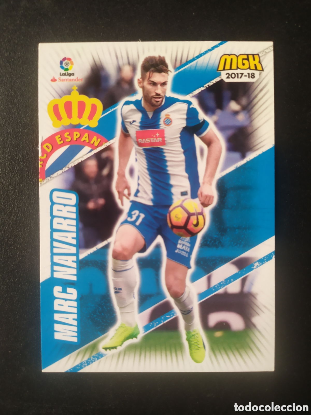 Cromos de f&uacute;tbol: Megacracks 2017 2018 17 18 panini Marc Navarro n&deg; 221 Espanyol