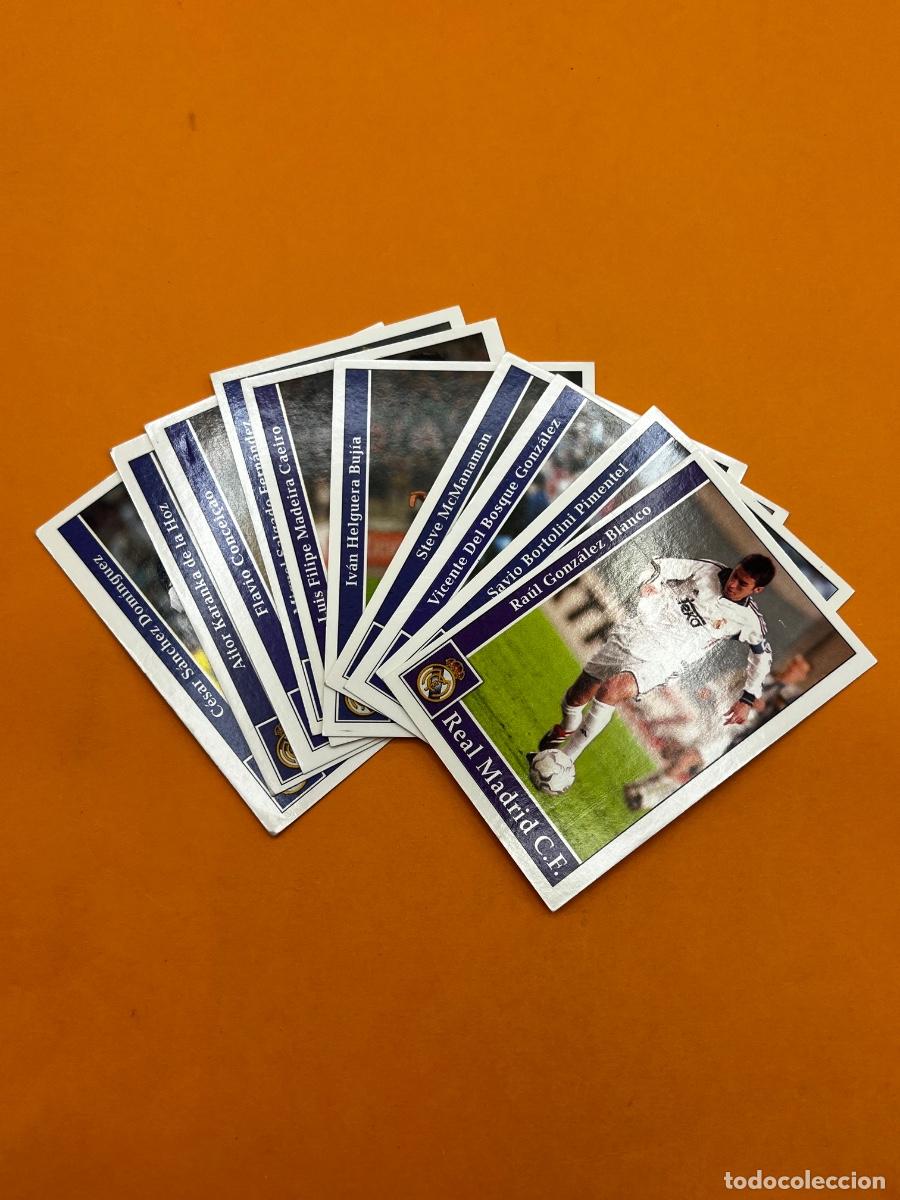 Cromos de f&uacute;tbol: LOTE 10 CROMOS. LAS FICHAS DE LA LIGA 2004. REAL MADRID C.F . CROMOS NUEVOS. TODOS DIFERENTES.