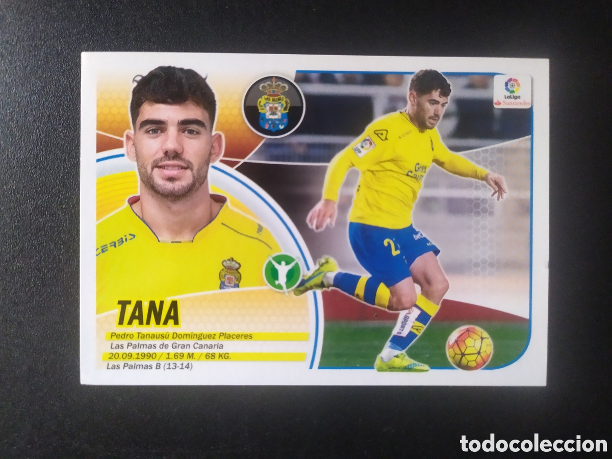 Cromos de f&uacute;tbol: Liga este 2016 2017 16 17 panini Tana n&deg; 14 Las Palmas