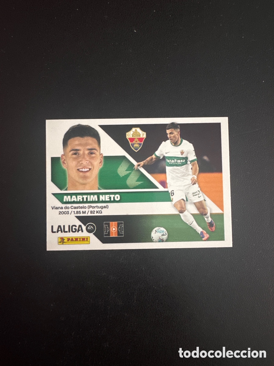 Cromos de f&uacute;tbol: MARTIM NETO ELCHE NUMERO 11 LIGA ESTE 2026 2027