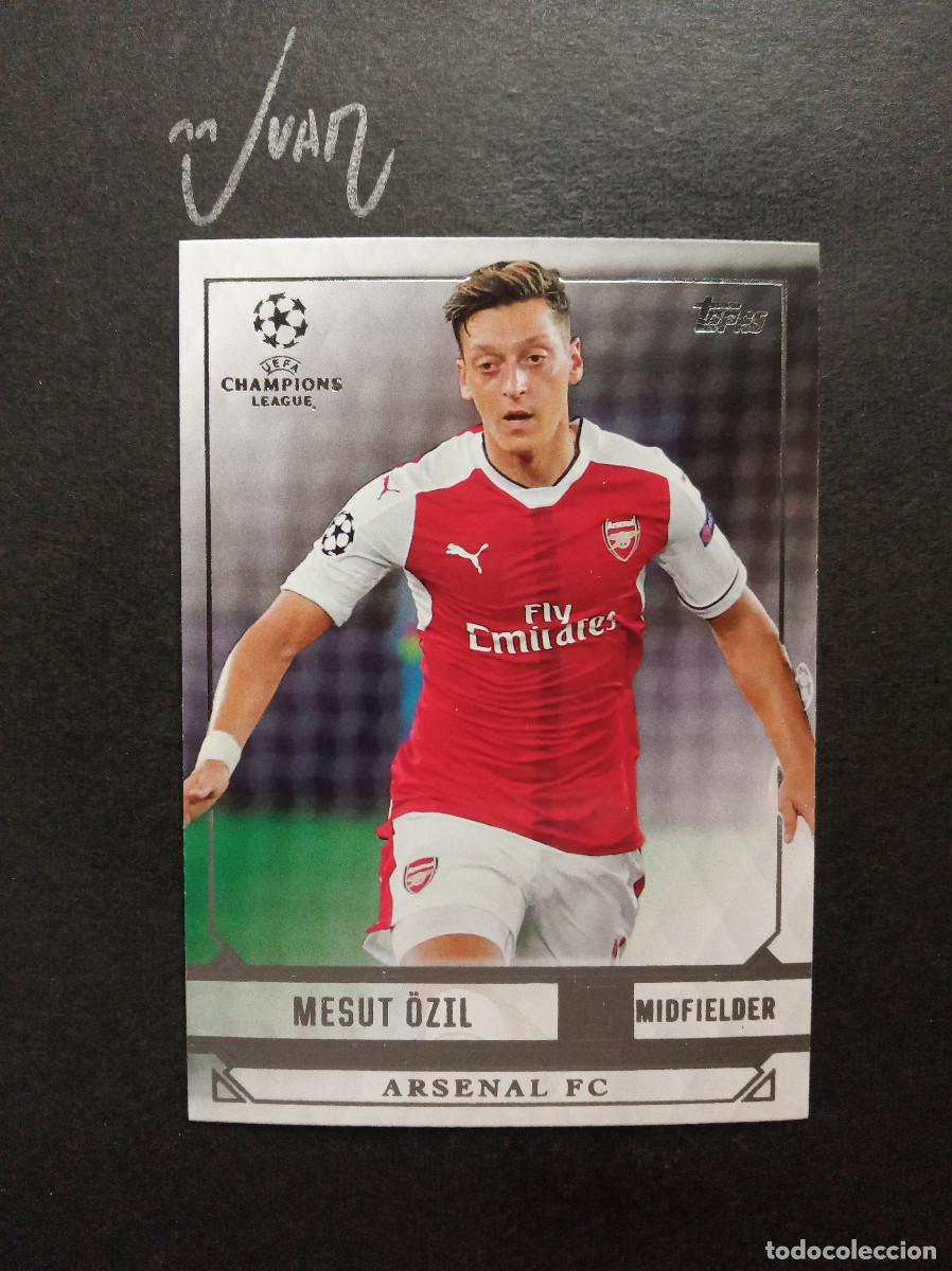 Cromos de f&uacute;tbol: N&ordm; 4 MESUT OZIL ARSENAL REAL MADRID ALEMANIA ⚽ TOPPS &reg; SHOWCASE UCL UEFA CHAMPIONS 2016 2017 16 17
