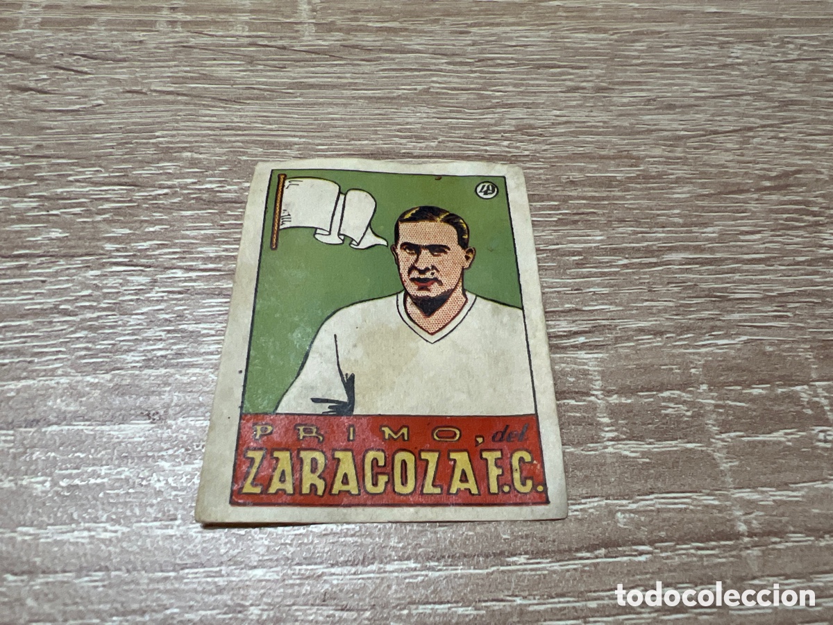 Cromos de f&uacute;tbol: 1939 PRIMO ZARAGOZA FC N&ordm; 64 BRUGUERA