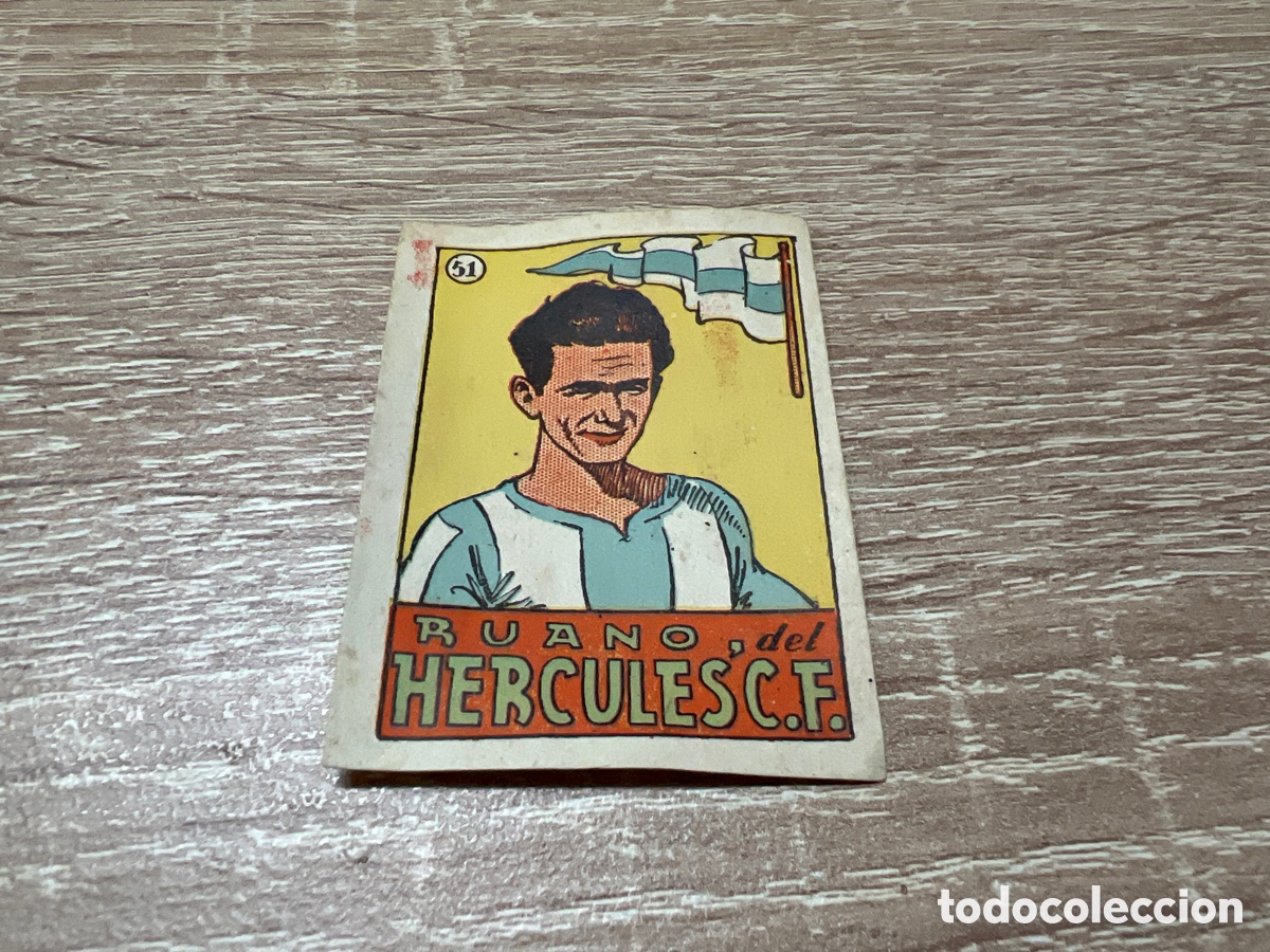 Figurine di Calcio: 1939 RUANO HERCULES CF N&ordm; 64 BRUGUERA
