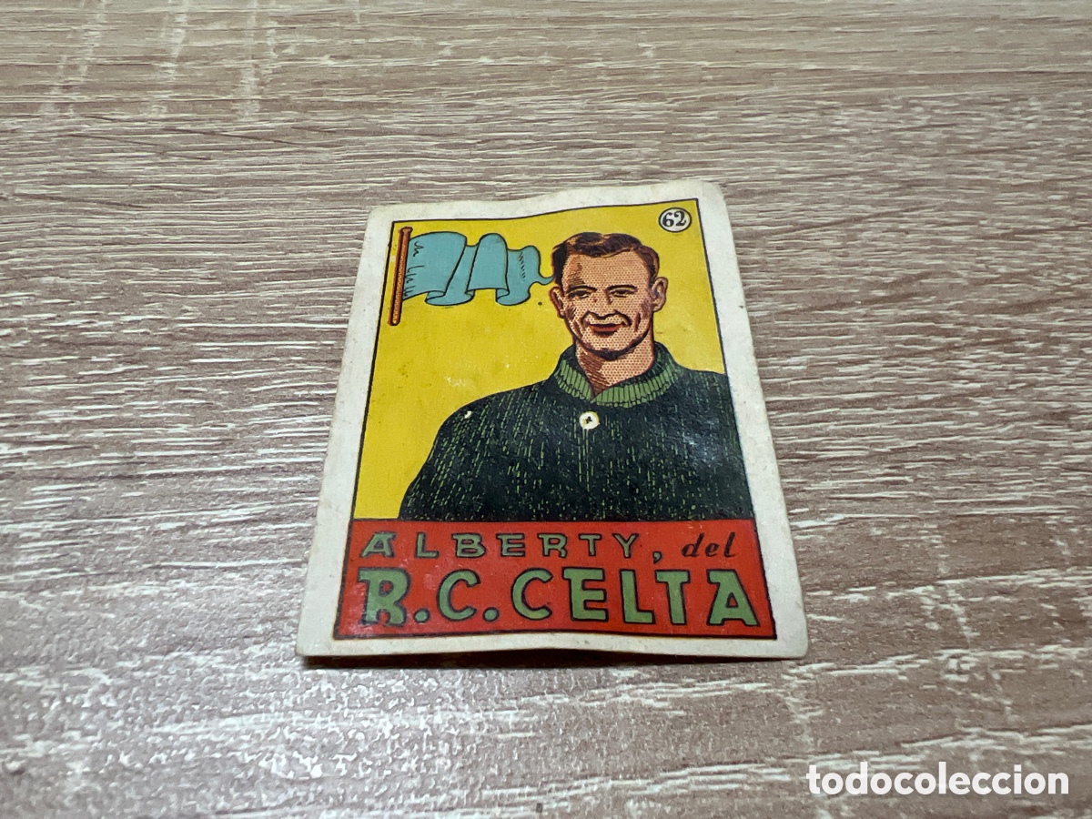 Cromos de f&uacute;tbol: 1939 ALBERTY RC CELTA N&ordm; 62 BRUGUERA