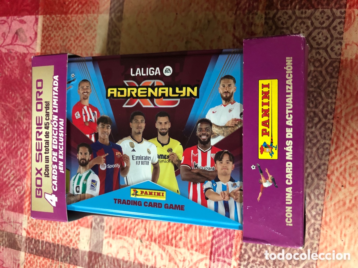 Cromos de f&uacute;tbol: Adrenalyn xl 2023 2024 box serie oro caja sellada