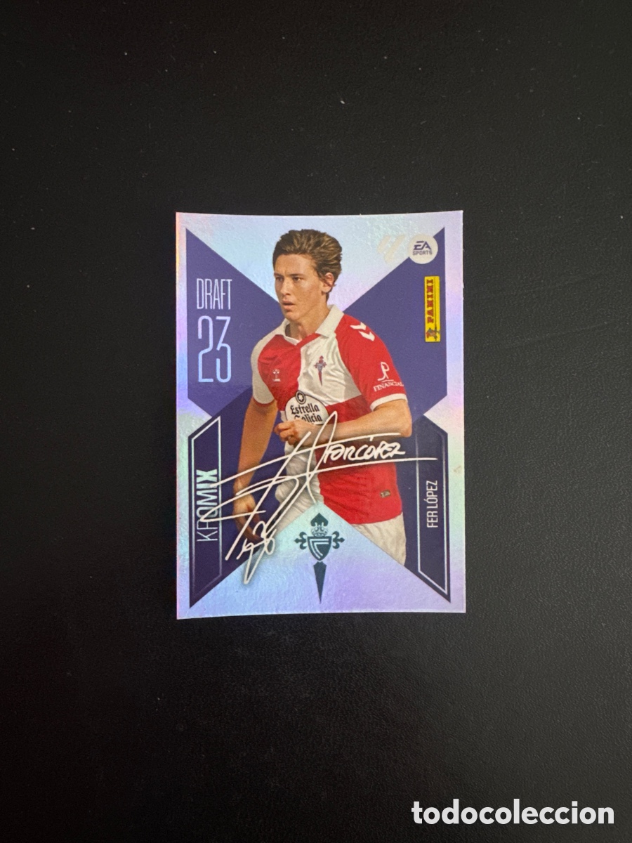 Cromos de f&uacute;tbol: FER L&Oacute;PEZ KROMIX N&Uacute;MERO 7 LIGA ESTE 2026 2027