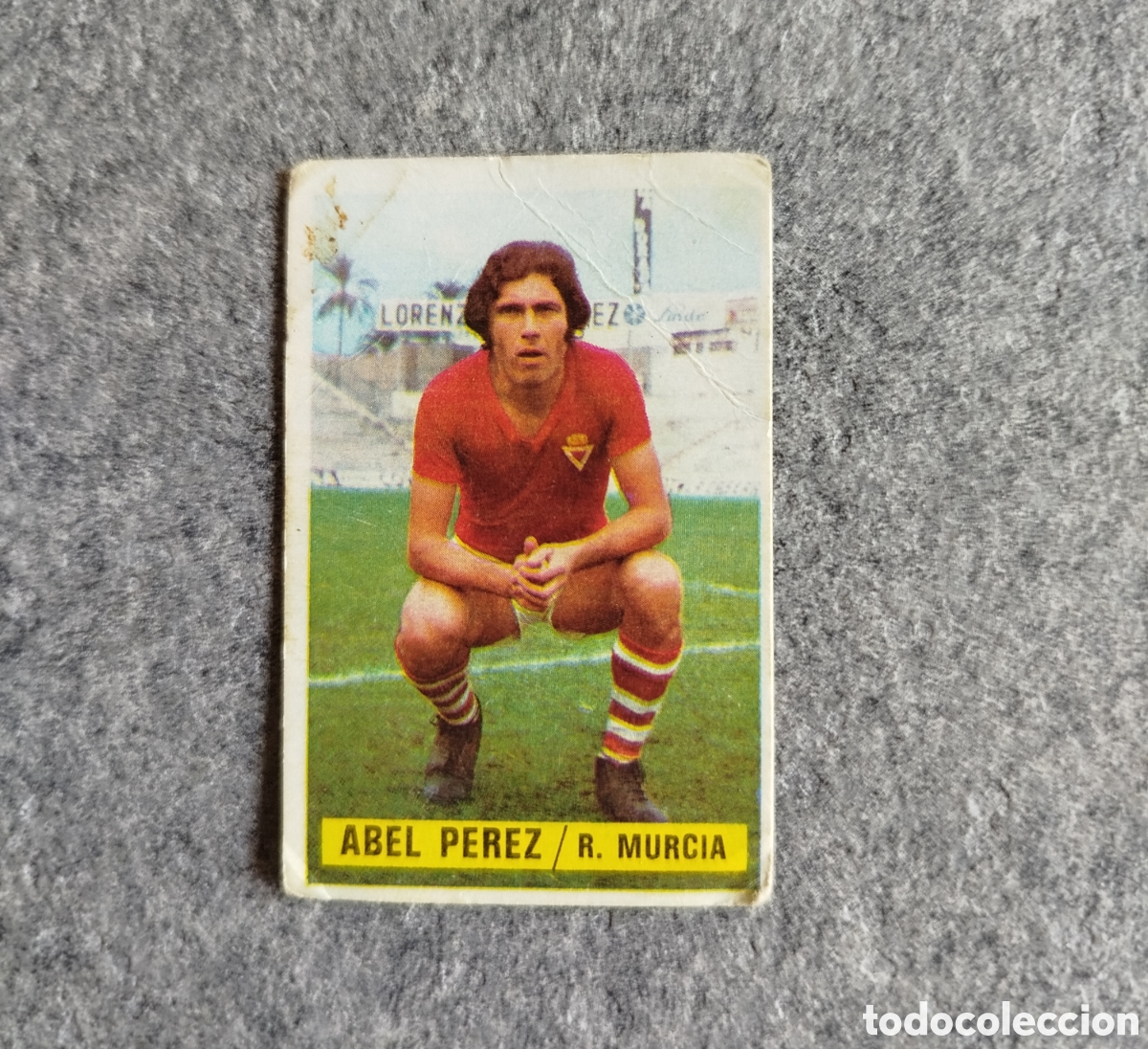Cromos de f&uacute;tbol: SIN PEGAR ABEL P&Eacute;REZ MURCIA 74 75 1974 1975 EDICIONES ESTE CROMO NUEVO NUNCA PEGADO