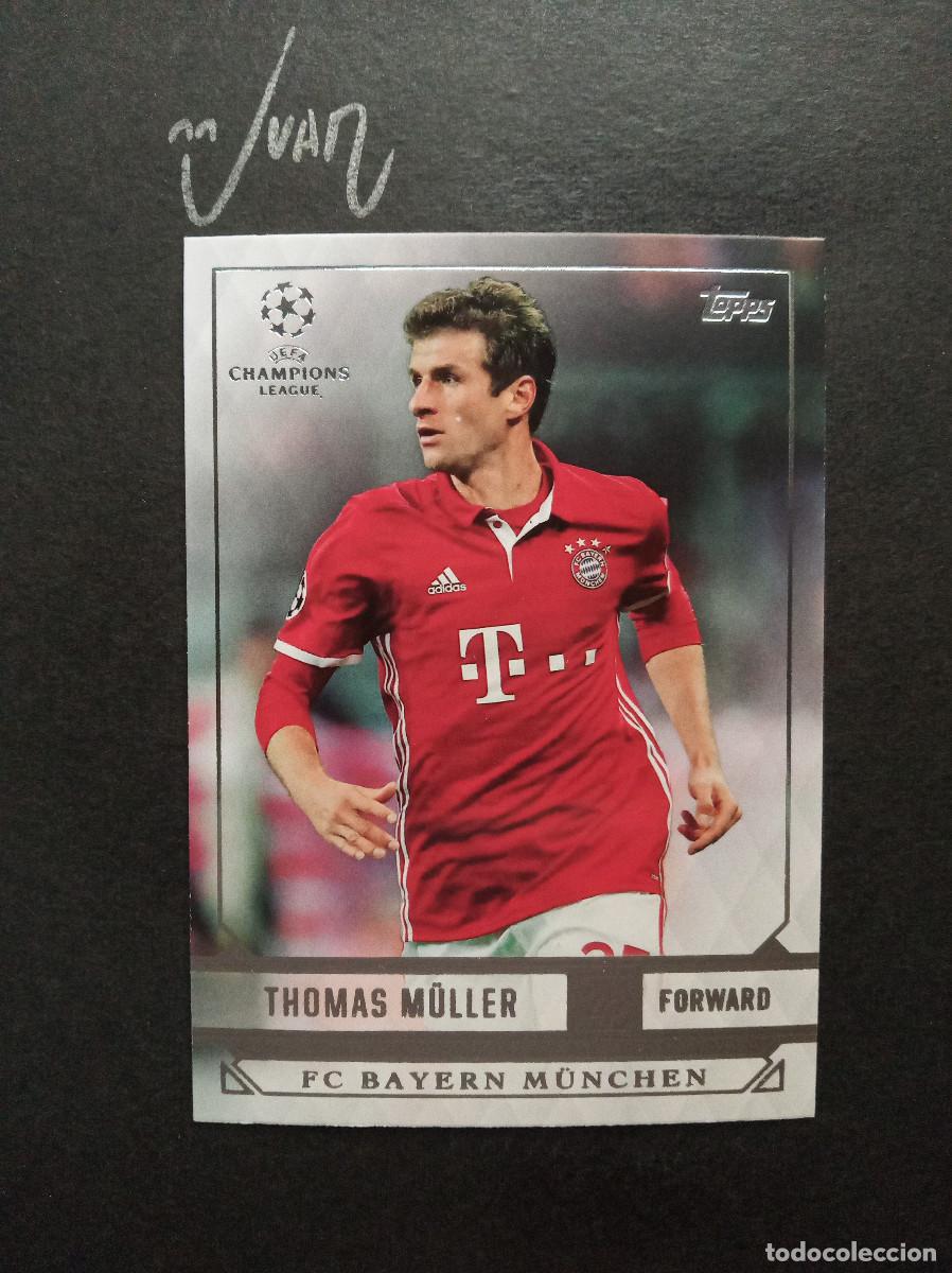 Cromos de f&uacute;tbol: N&ordm; 66 THOMAS MULLER BAYER MUNICH ALEMANIA ⚽ TOPPS &reg; SHOWCASE UCL UEFA CHAMPIONS 2016 2017 16 17