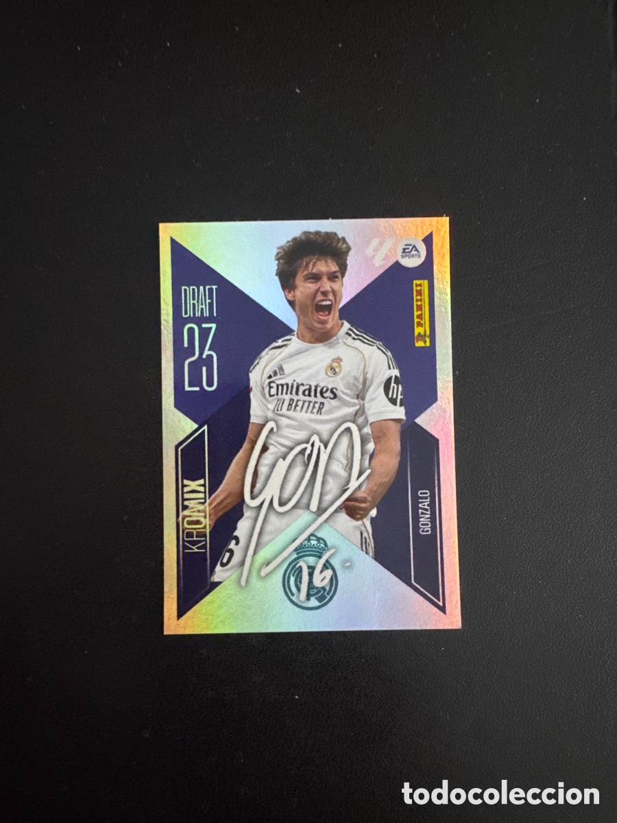 Cromos de f&uacute;tbol: GONZALO KROMIX N&Uacute;MERO K9 LIGA ESTE 2026 2027