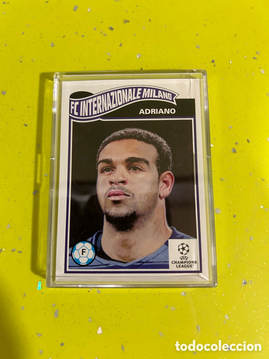 Cromos de f&uacute;tbol: Carta Topps UCC Living Set Adriano- Inter de Mil&aacute;n - Champions League