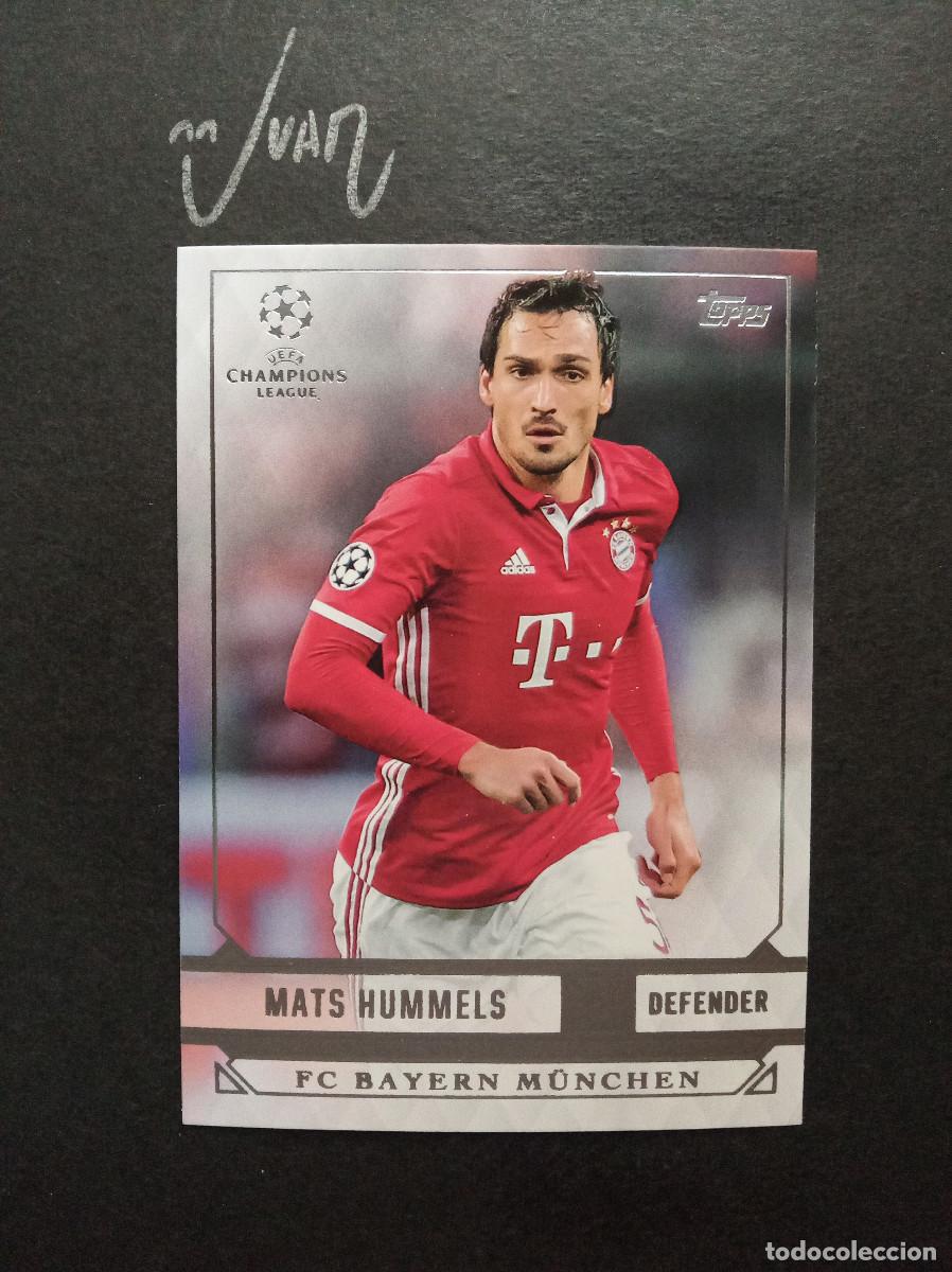 Cromos de f&uacute;tbol: N&ordm; 68 MATS HUMMELS BAYER MUNICH ALEMANIA ⚽ TOPPS &reg; SHOWCASE UCL UEFA CHAMPIONS 2016 2017 16 17