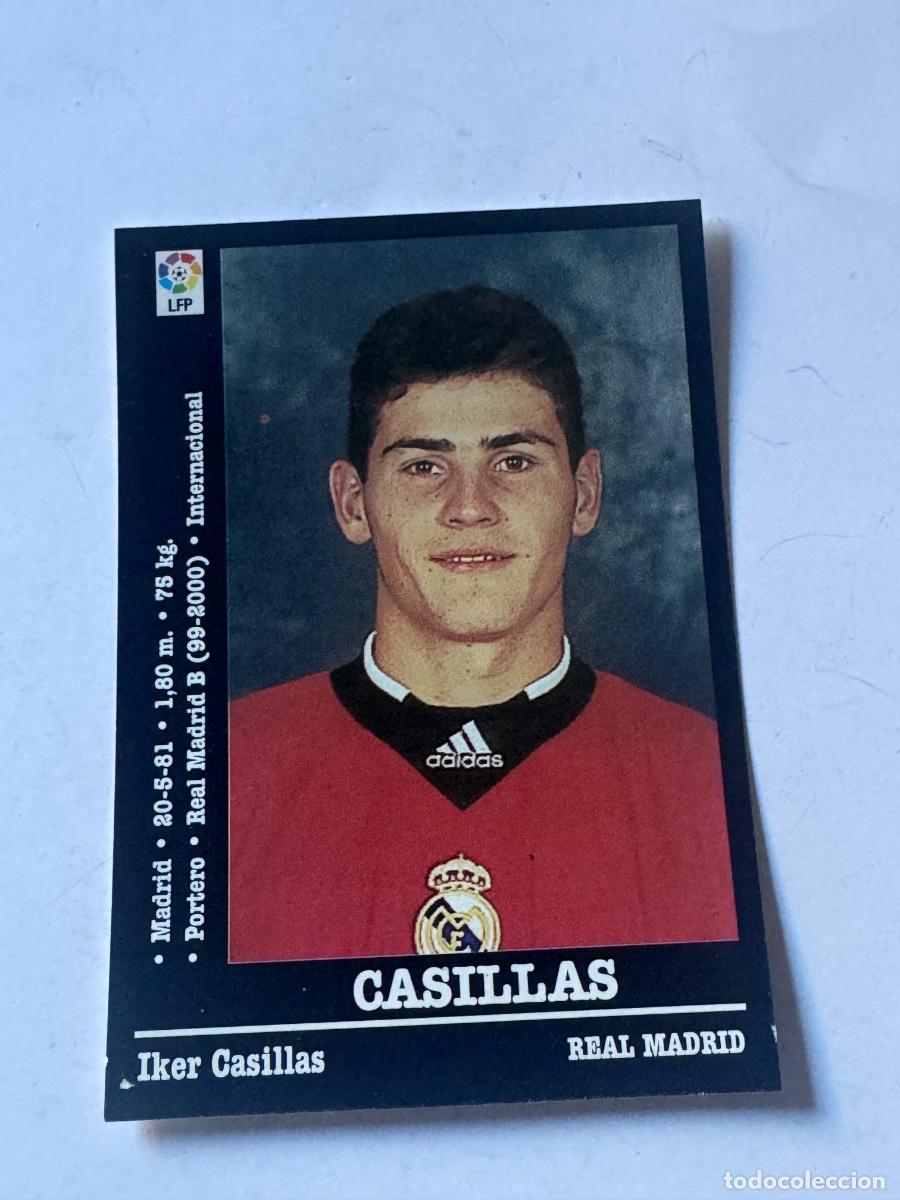 Cromos de f&uacute;tbol: CASILLAS R. MADRID CROMO F&Uacute;TBOL LIGA 2000-2001 PANINI NUNCA PEGADO / COMPRA MIN&Iacute;MA 5 &euro;