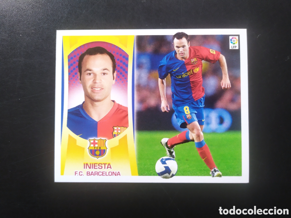 Cromos de f&uacute;tbol: Liga este 2009 2010 09 10 panini Iniesta n&deg; 12 Barcelona