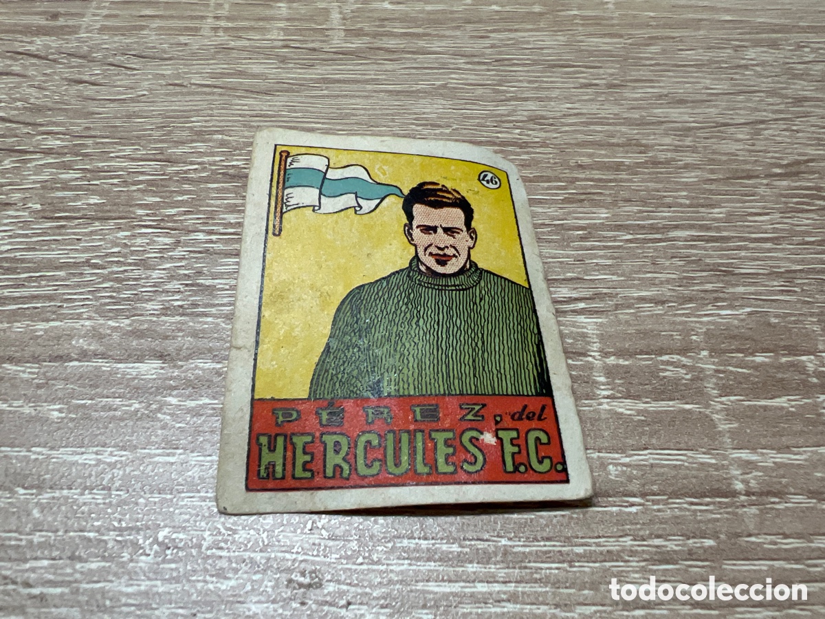 Figurine di Calcio: 1939 PEREZ HERCULES F.C. N&ordm; 46 BRUGUERA