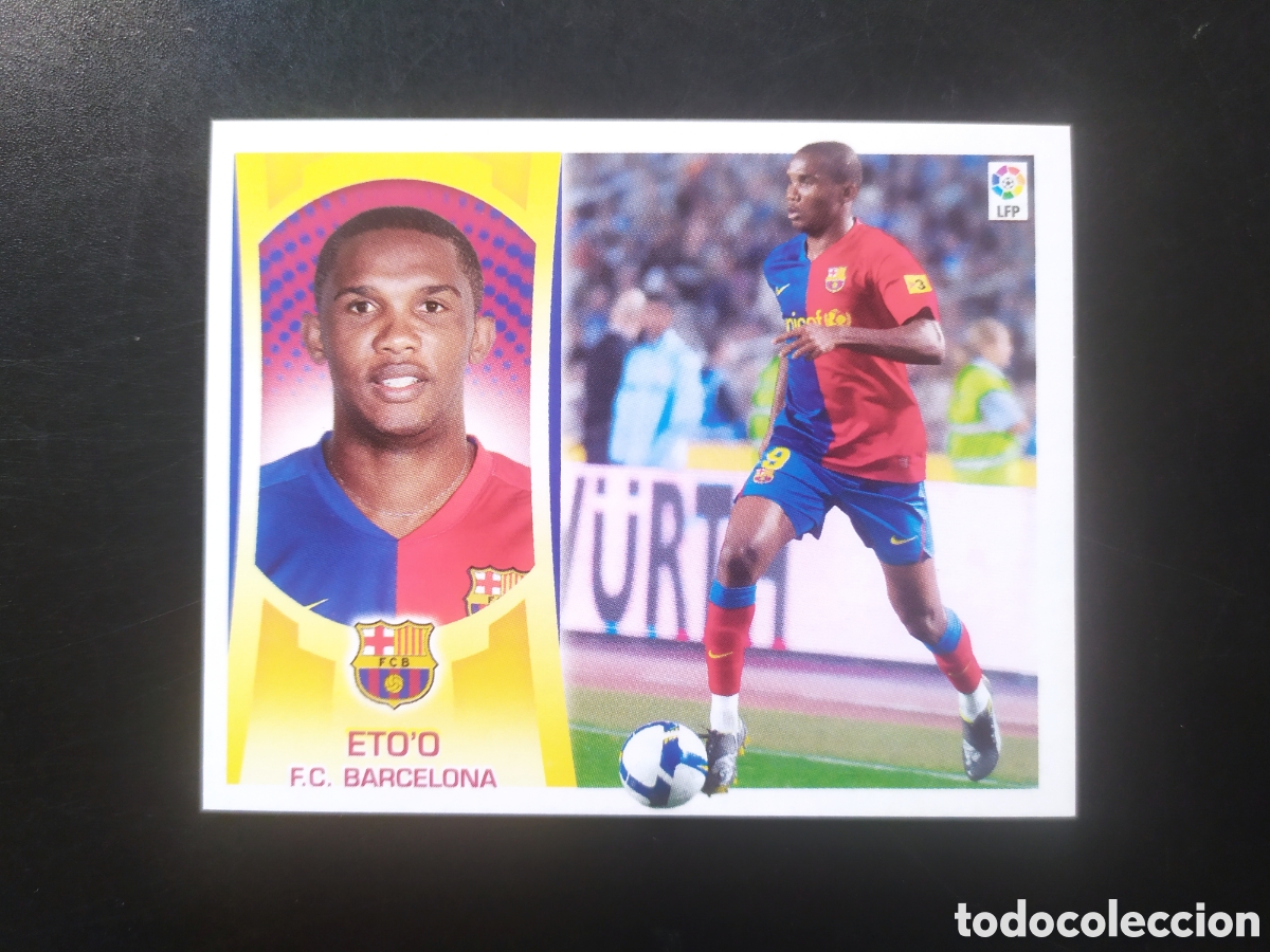 Cromos de f&uacute;tbol: Liga este 2009 2010 09 10 panini Etoo Eto'o n&deg; 16A 16 A Barcelona