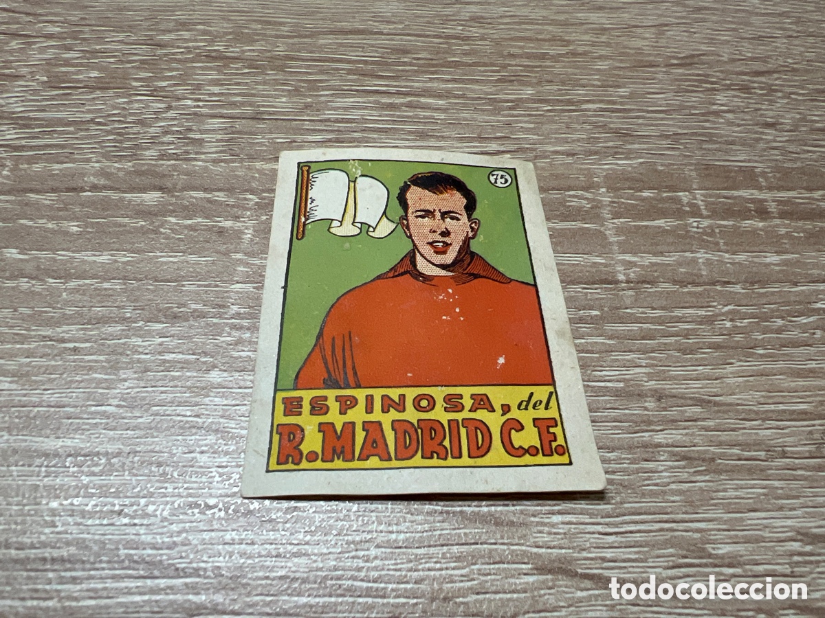 Figurine di Calcio: 1939 ESPINOSA R.MADRID N&ordm; 75 BRUGUERA