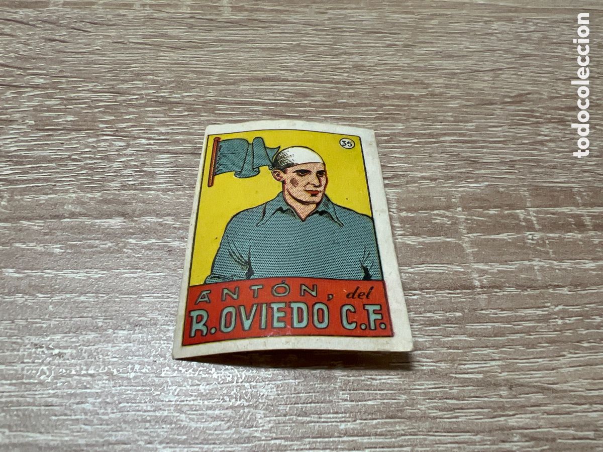 Figurine di Calcio: 1939 ANTON R.OVIEDOC.F. N&ordm; 35 BRUGUERA