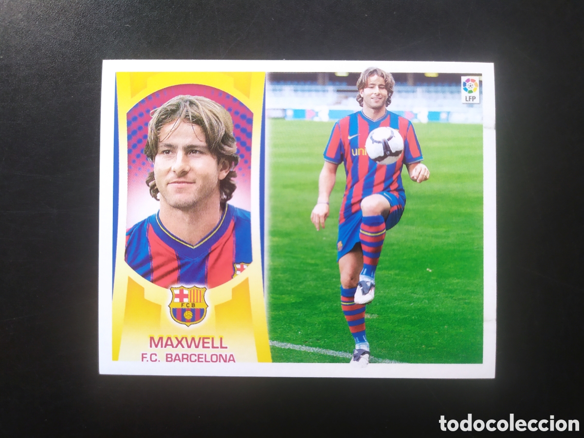 Cromos de f&uacute;tbol: Liga este 2009 2010 09 10 panini Maxwell fichaje n&ordm; 7 Barcelona