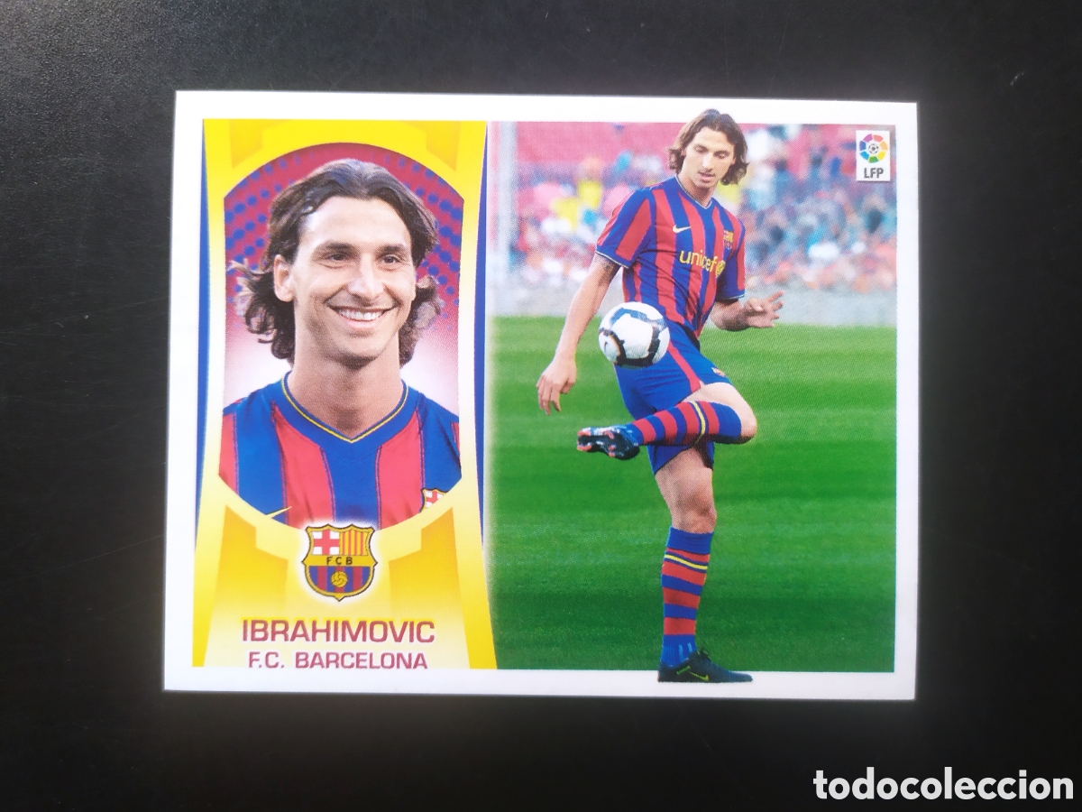 Cromos de f&uacute;tbol: Liga este 2009 2010 09 10 panini Ibrahimovic fichaje n&ordm; 14 Barcelona