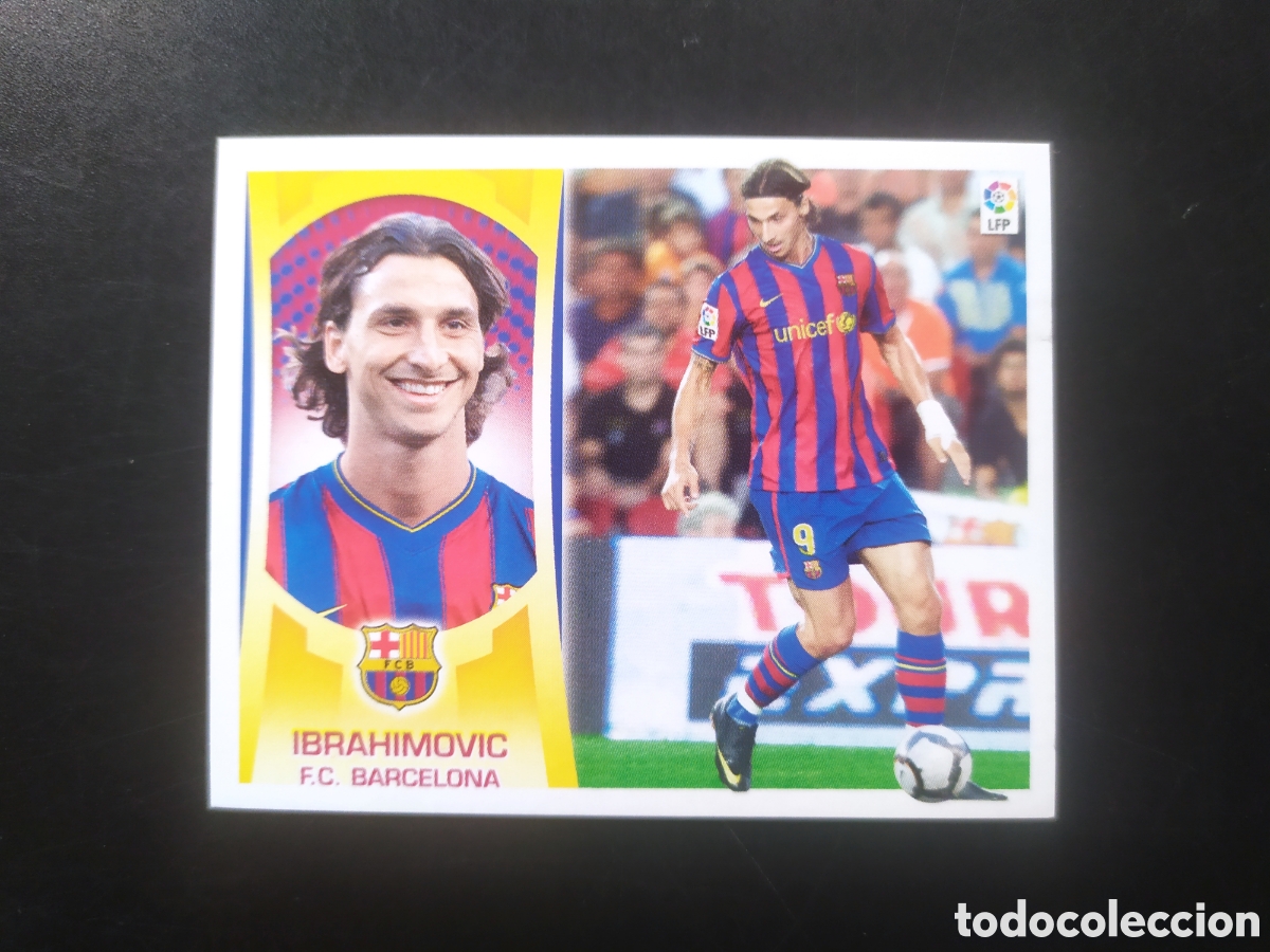 Cromos de f&uacute;tbol: Liga este 2009 2010 09 10 panini Ibrahimovic fichaje n&ordm; 14 Barcelona