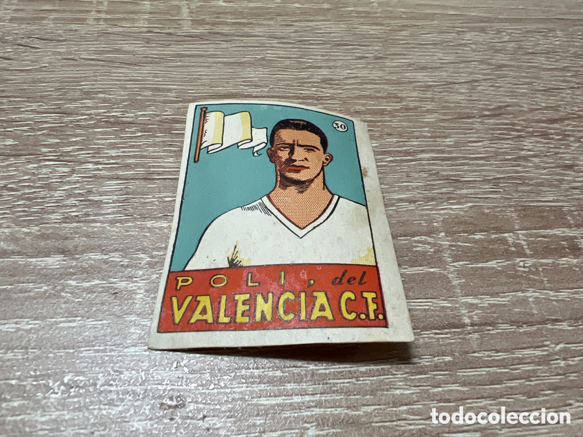 Cartes &agrave; collectionner de Football: 1939 POLI VALENCIA C.F. N&ordm; 30 BRUGUERA