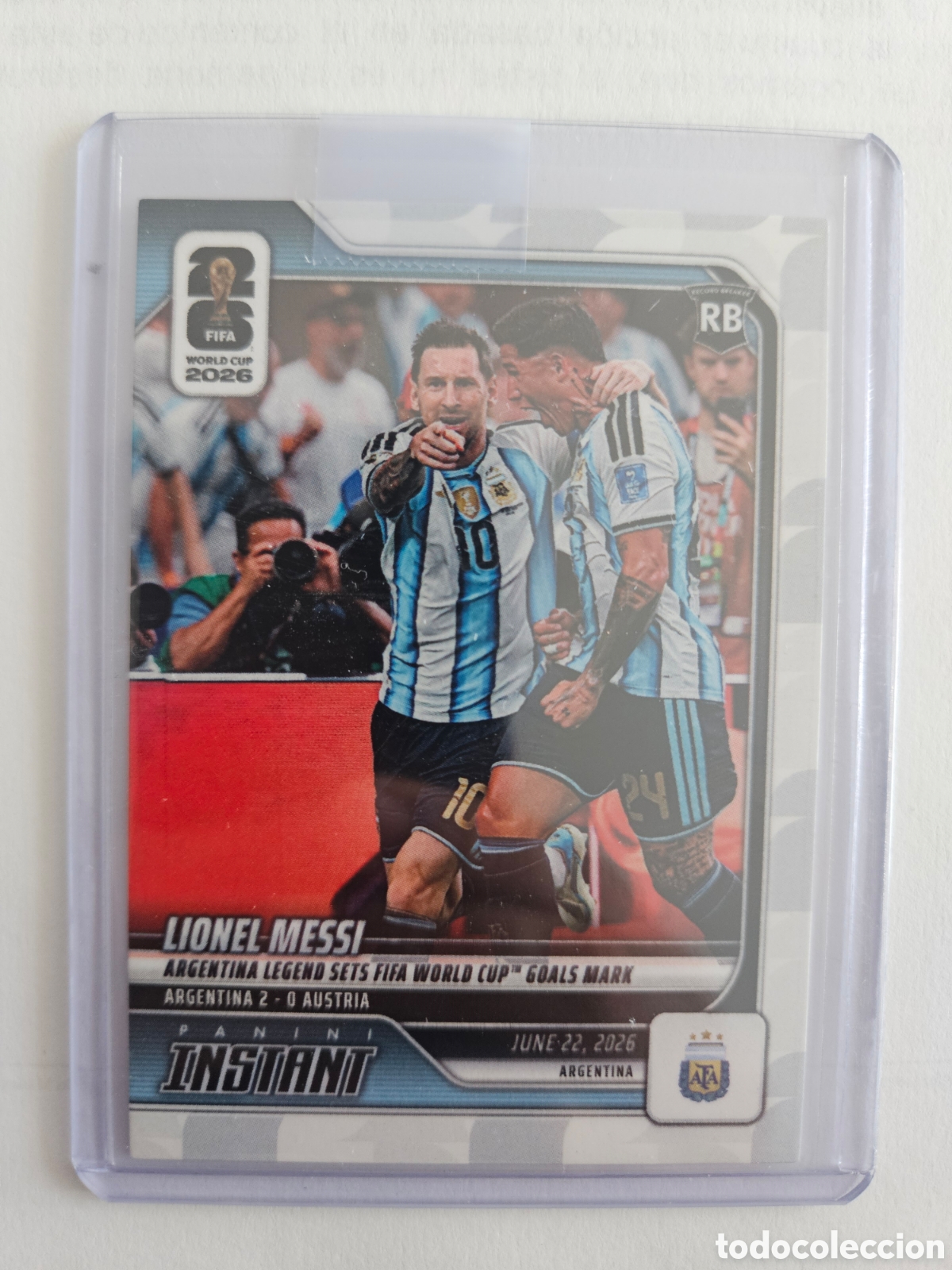 Cromos de f&uacute;tbol: PANINI INSTANT FIFA WORLD CUP 2026 N&ordm; 88 LIONEL MESSI (ARGENTINA)