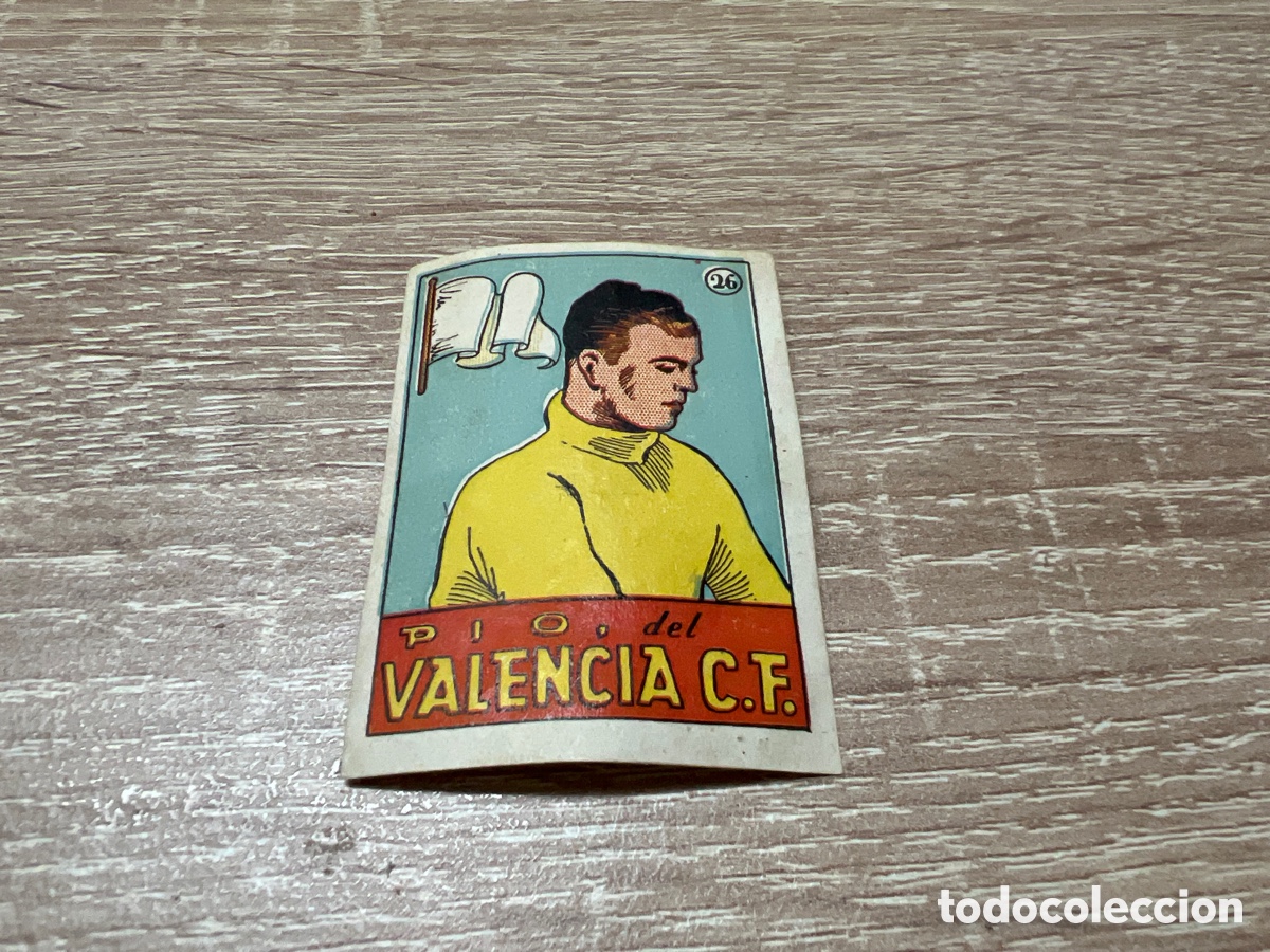 Cromos de Futebol: 1939 PIO VALENCIA C.F. N&ordm; 26 BRUGUERA